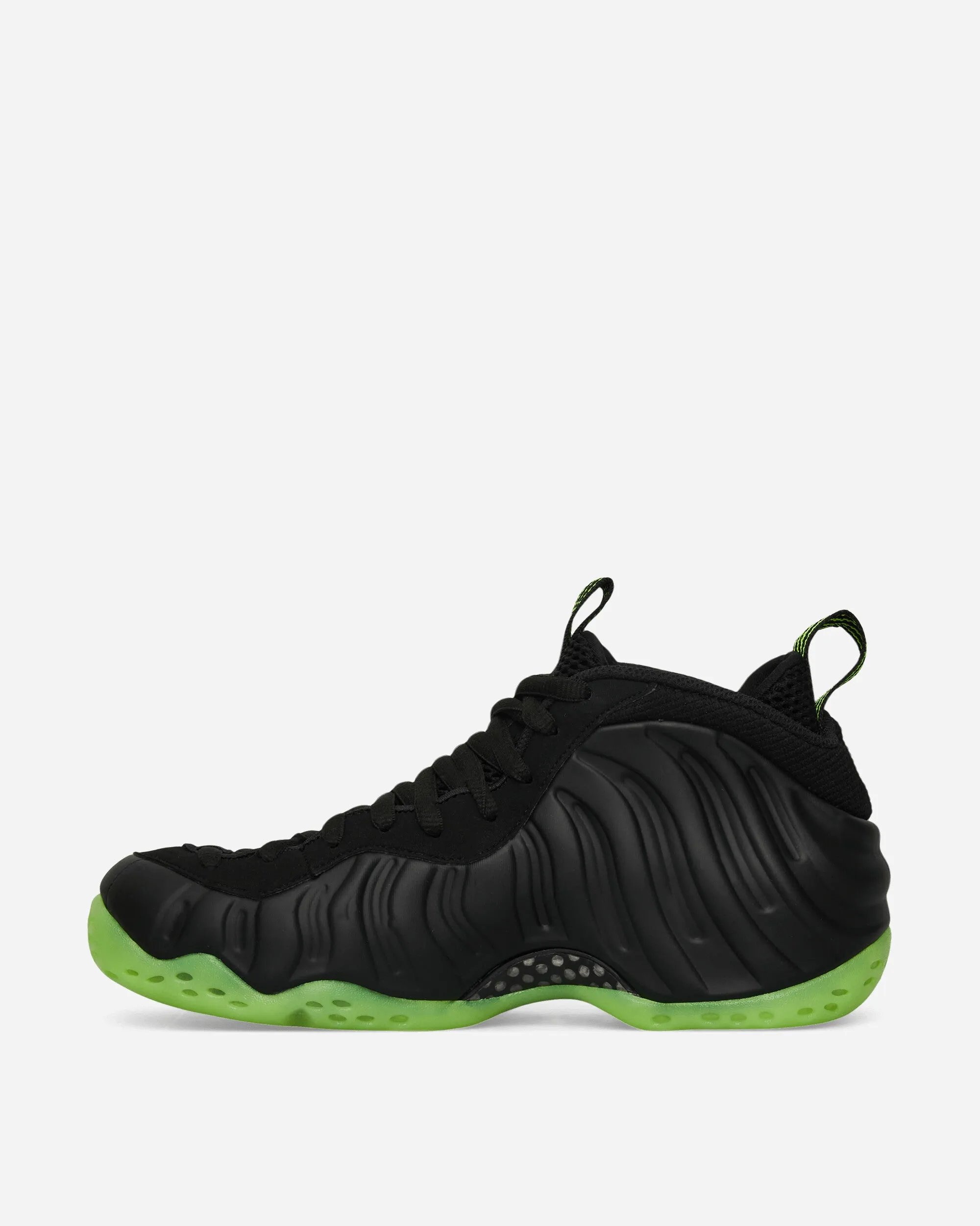 Air Foamposite One Sneakers Black / Volt synthetic material