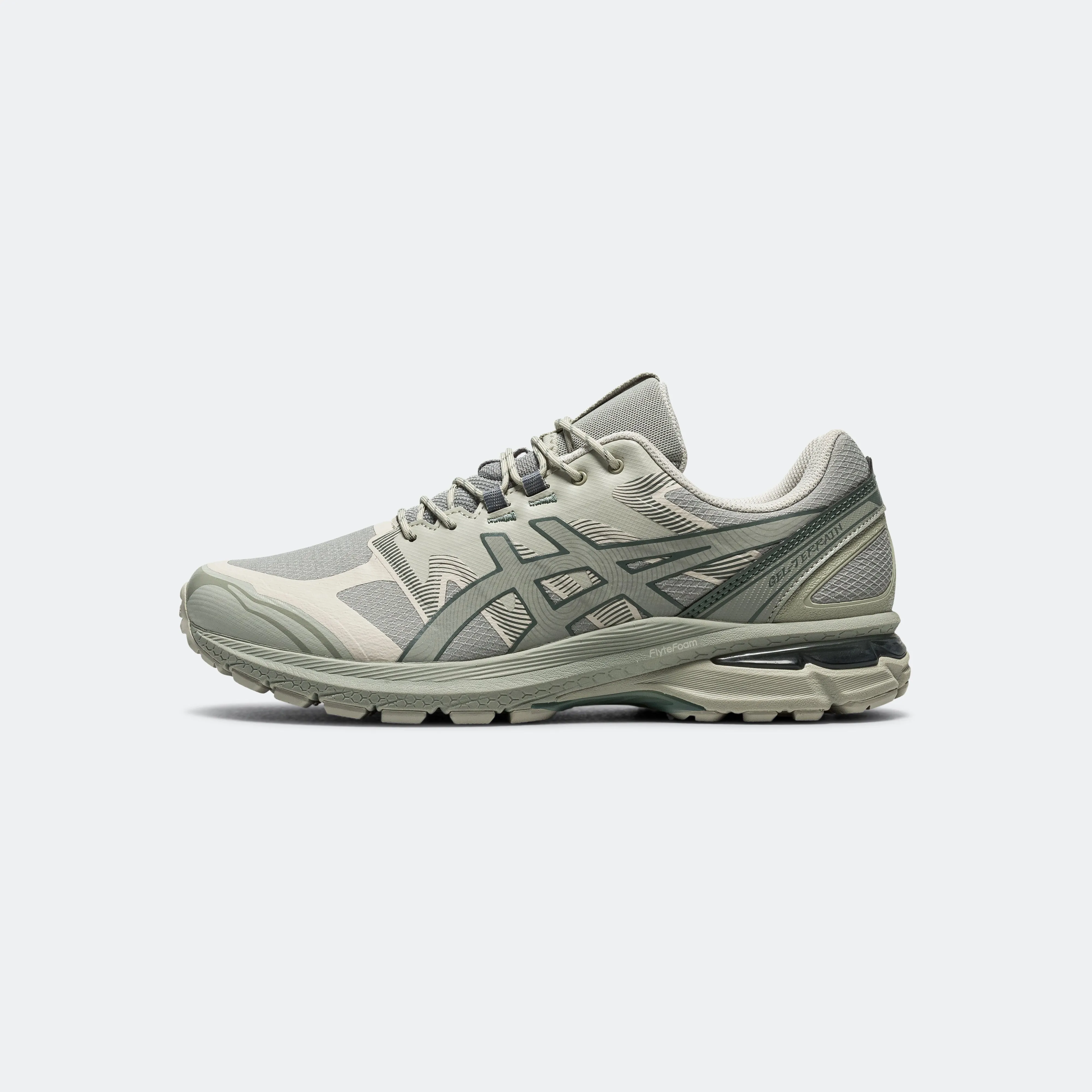 GEL-Terrain - Seal Grey/Seal Grey High Cushioning Heat Sealed Reinforcements