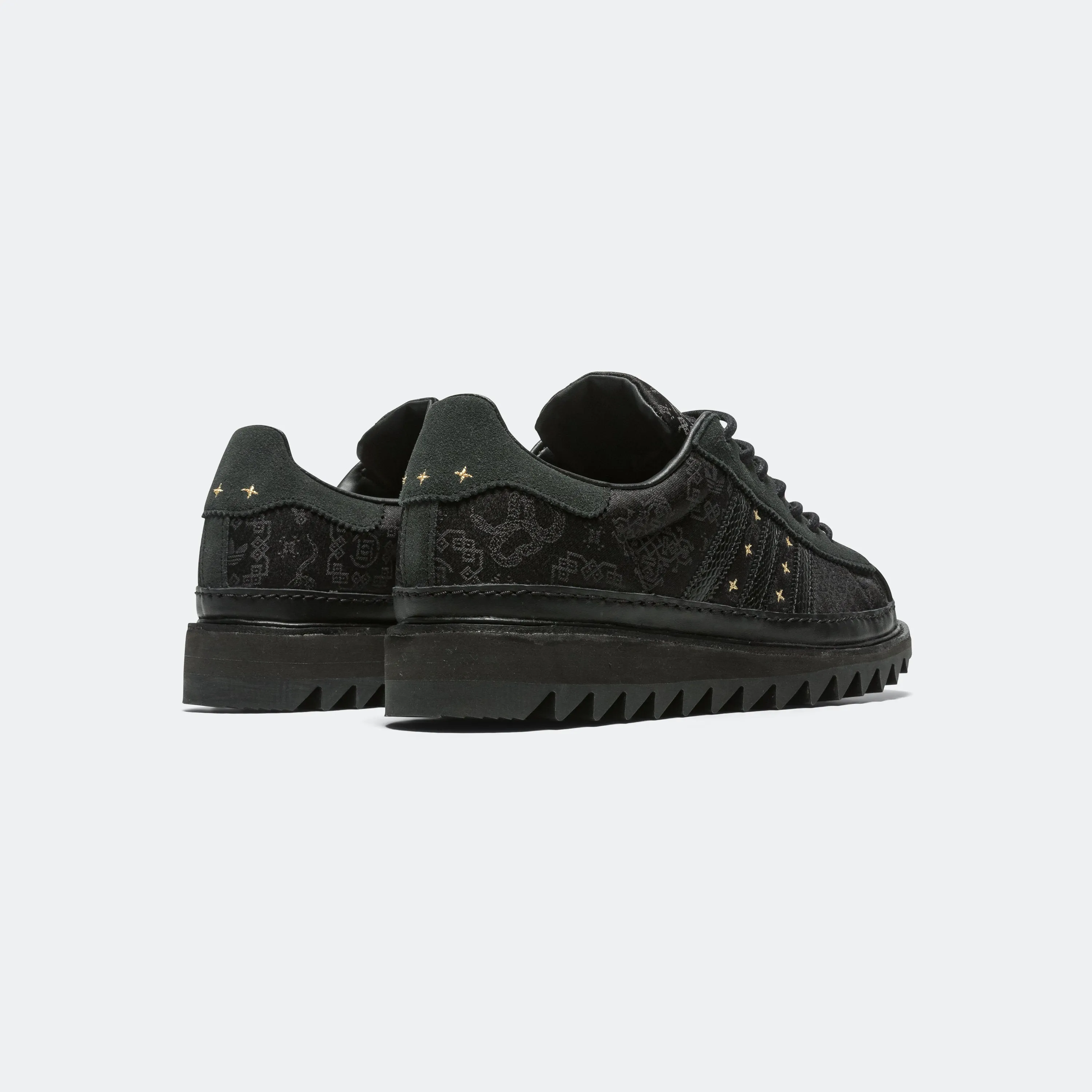 Orthotic Friendly Footbed Superstar LNY by Edison Chen x CLOT - Core Black/Carbon-Gold Metallic