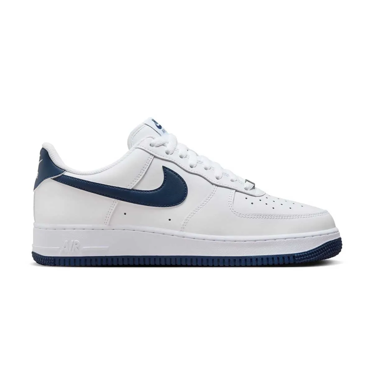 Ultra Lightweight Design Shock Absorbing Heel Air Force 1 '07 'White Midnight Navy'