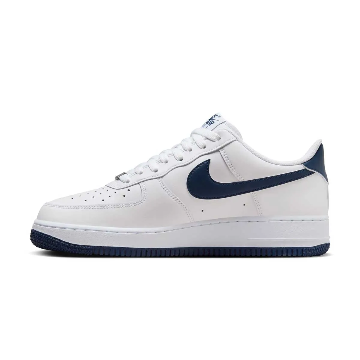 Air Force 1 '07 'White Midnight Navy' Wide Footbed