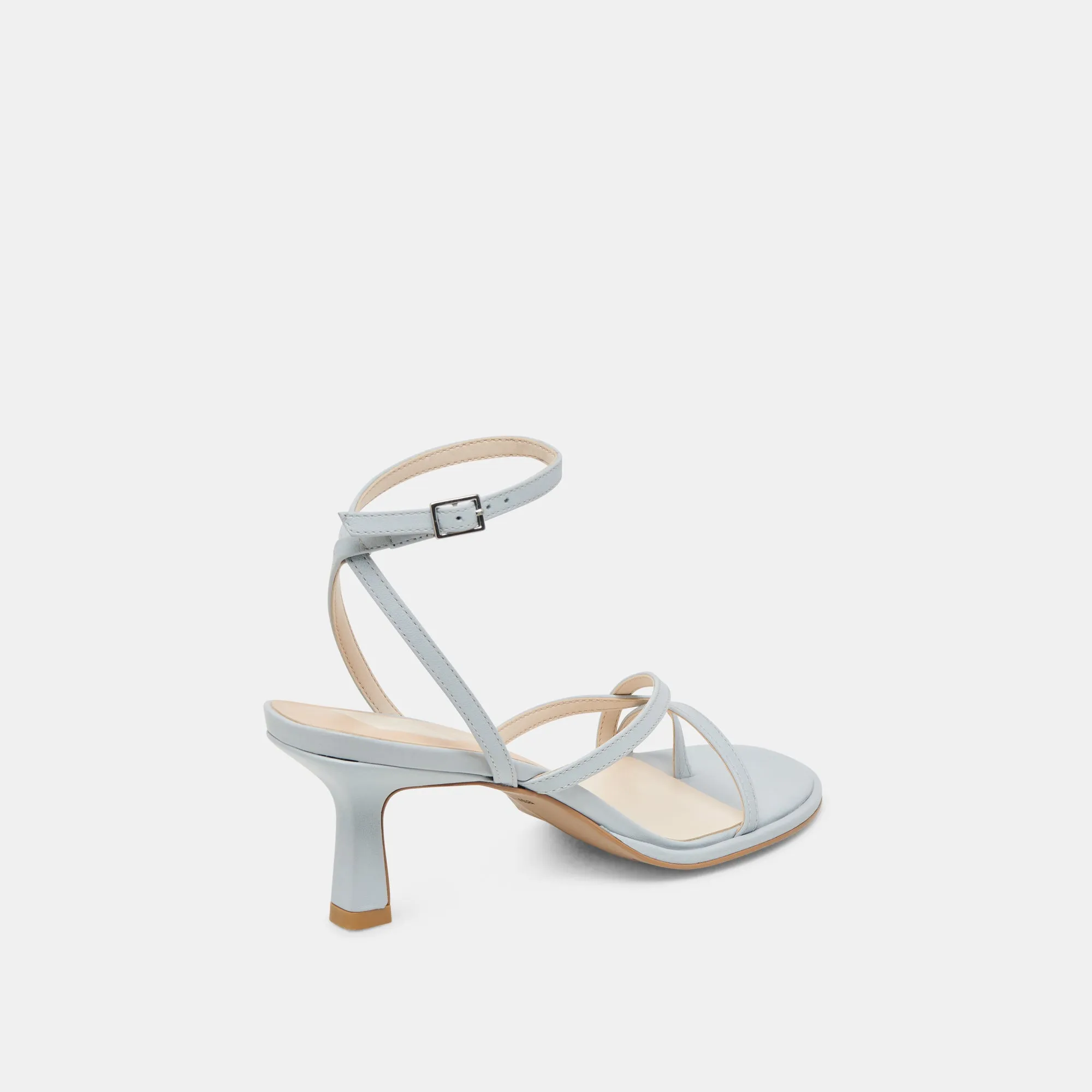 Lightweight Premium Pumps MORAH HEELS ICE BLUE LEATHER