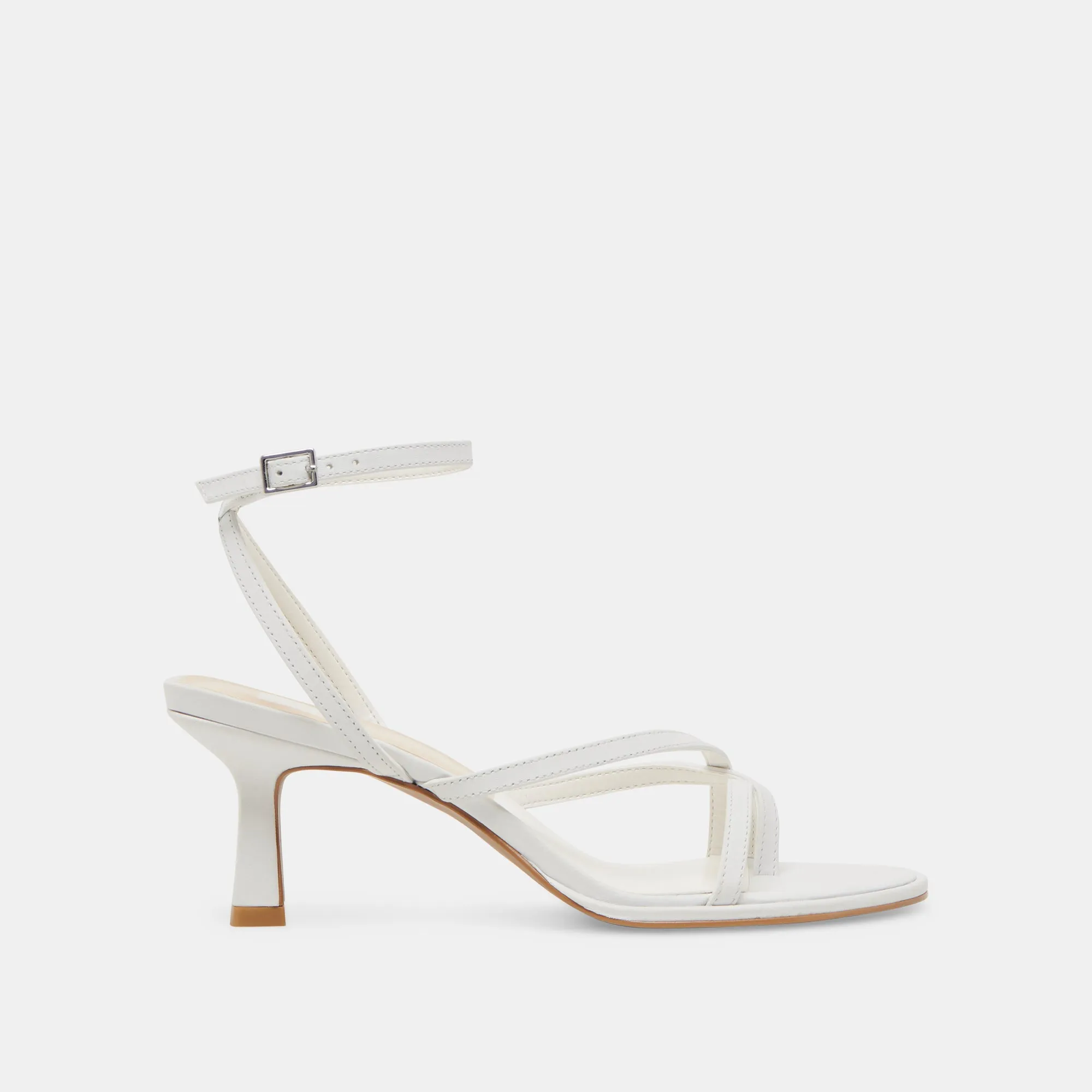MORAH HEELS TRUE WHITE LEATHER High Heel Shoes Formal Footwear