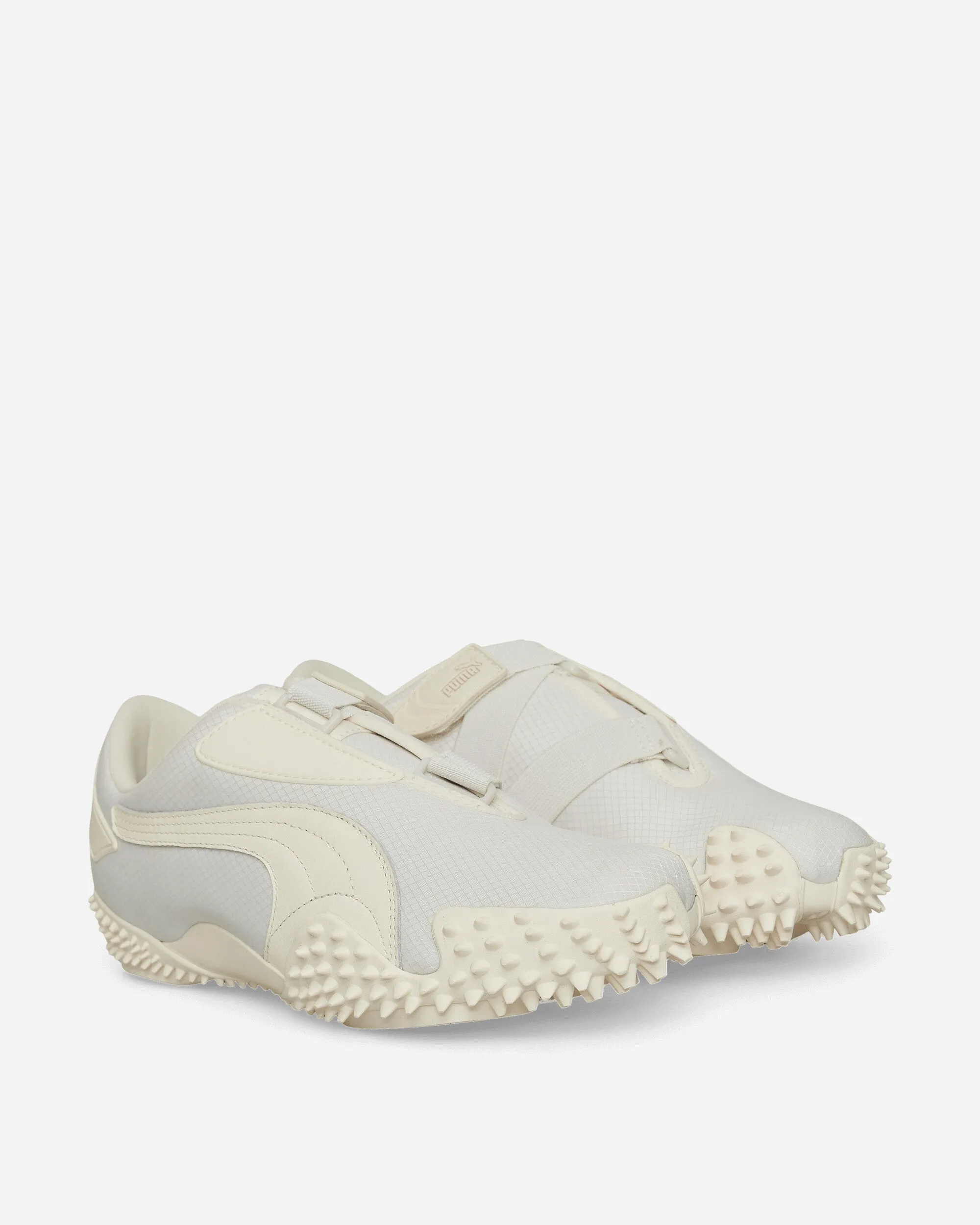Walking Gear Knit Upper Mostro Archive Sneakers Vapor Gray / Frosted Ivory