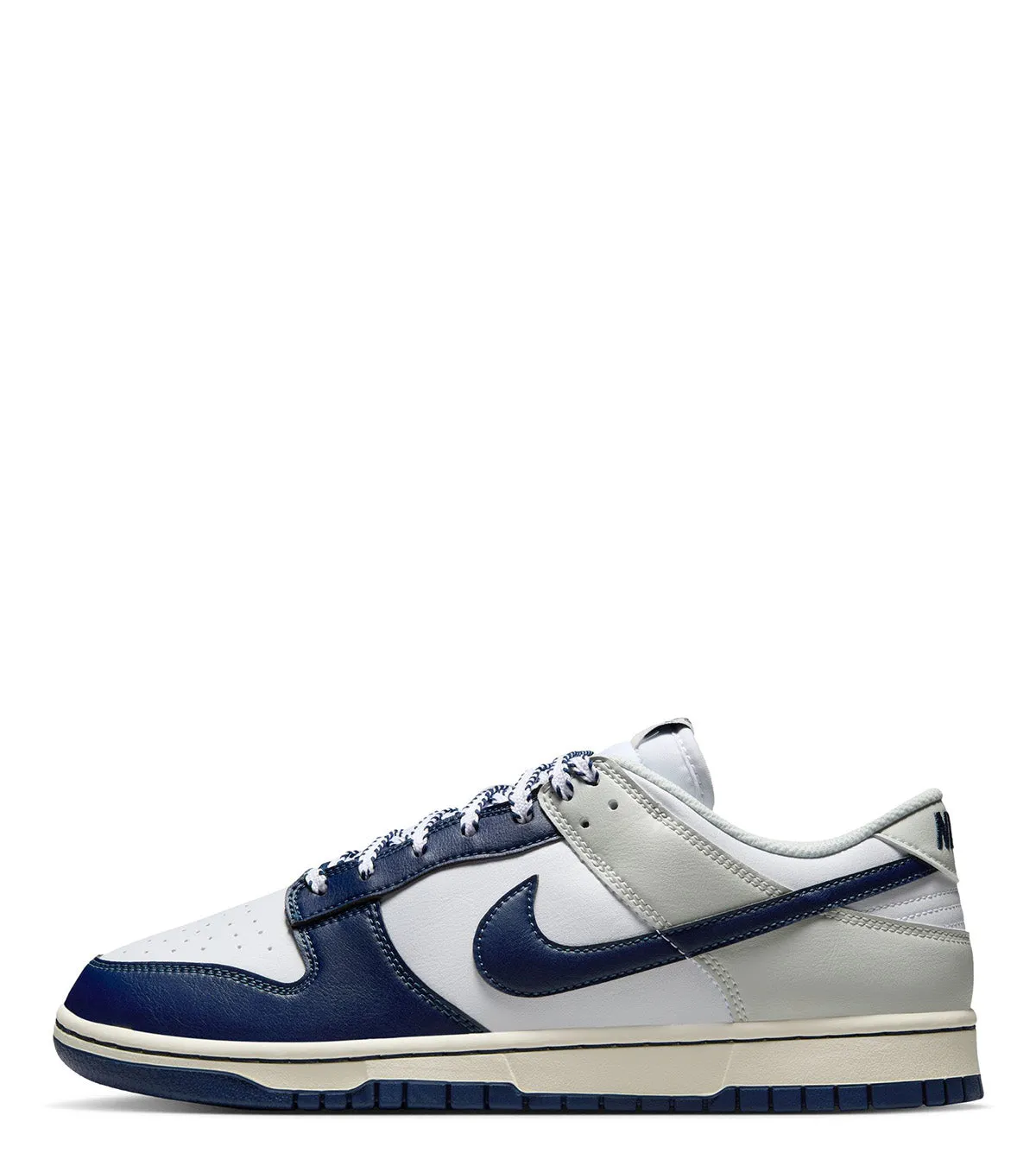 Nike Dunk Low Retro White Navy Comfortable Feel