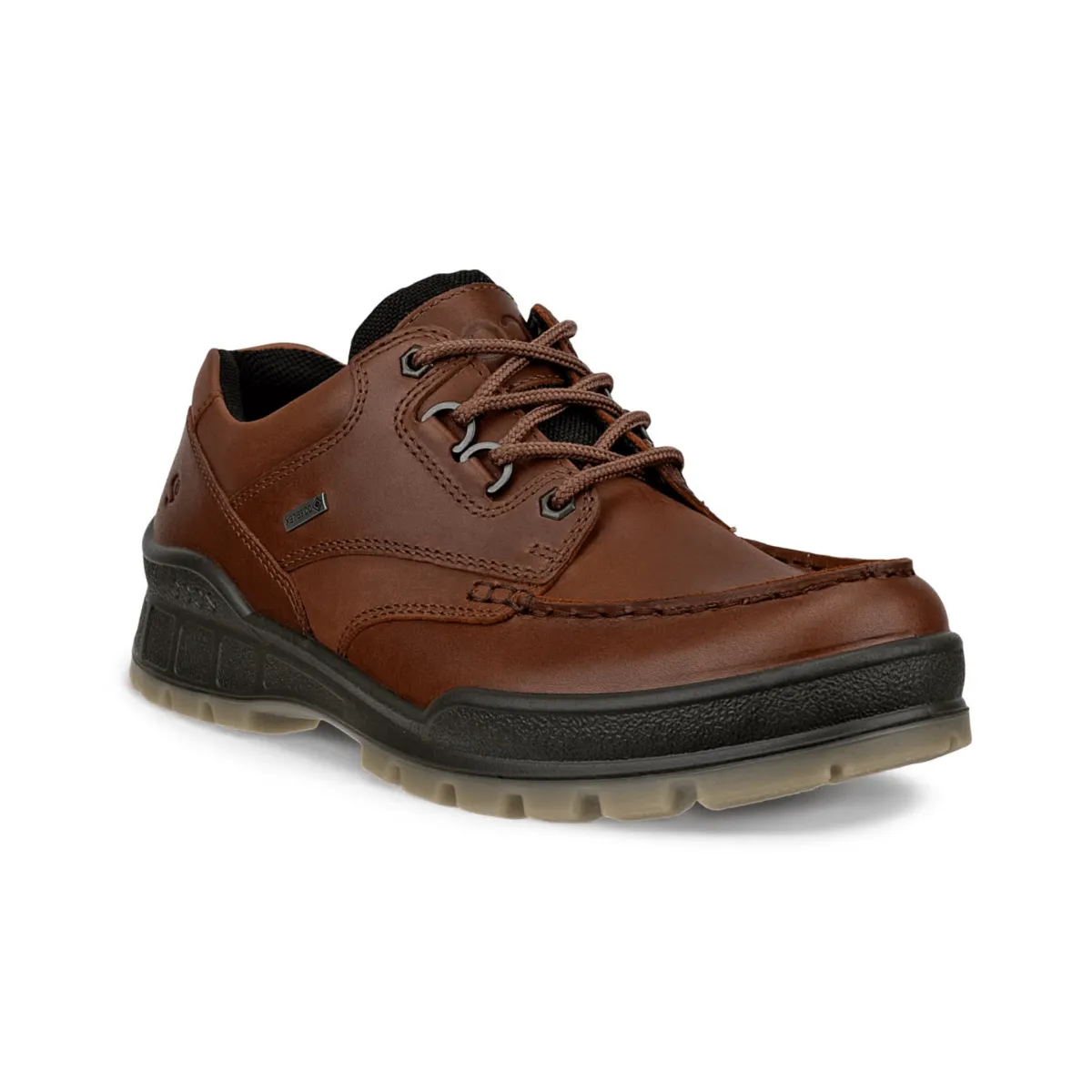 Anytime Fit Travel Essential Ecco Men's Track 25 Low Gore-Tex Bison Nubuck