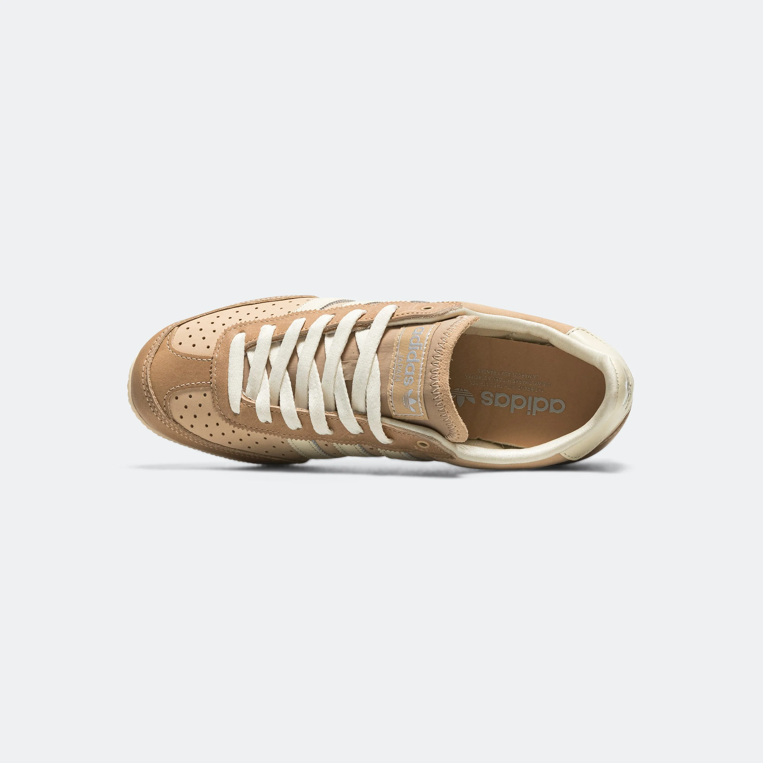 Comfort Slip Gym Womens Japan - Warm Sandstone/Cream White-Silver Metallic