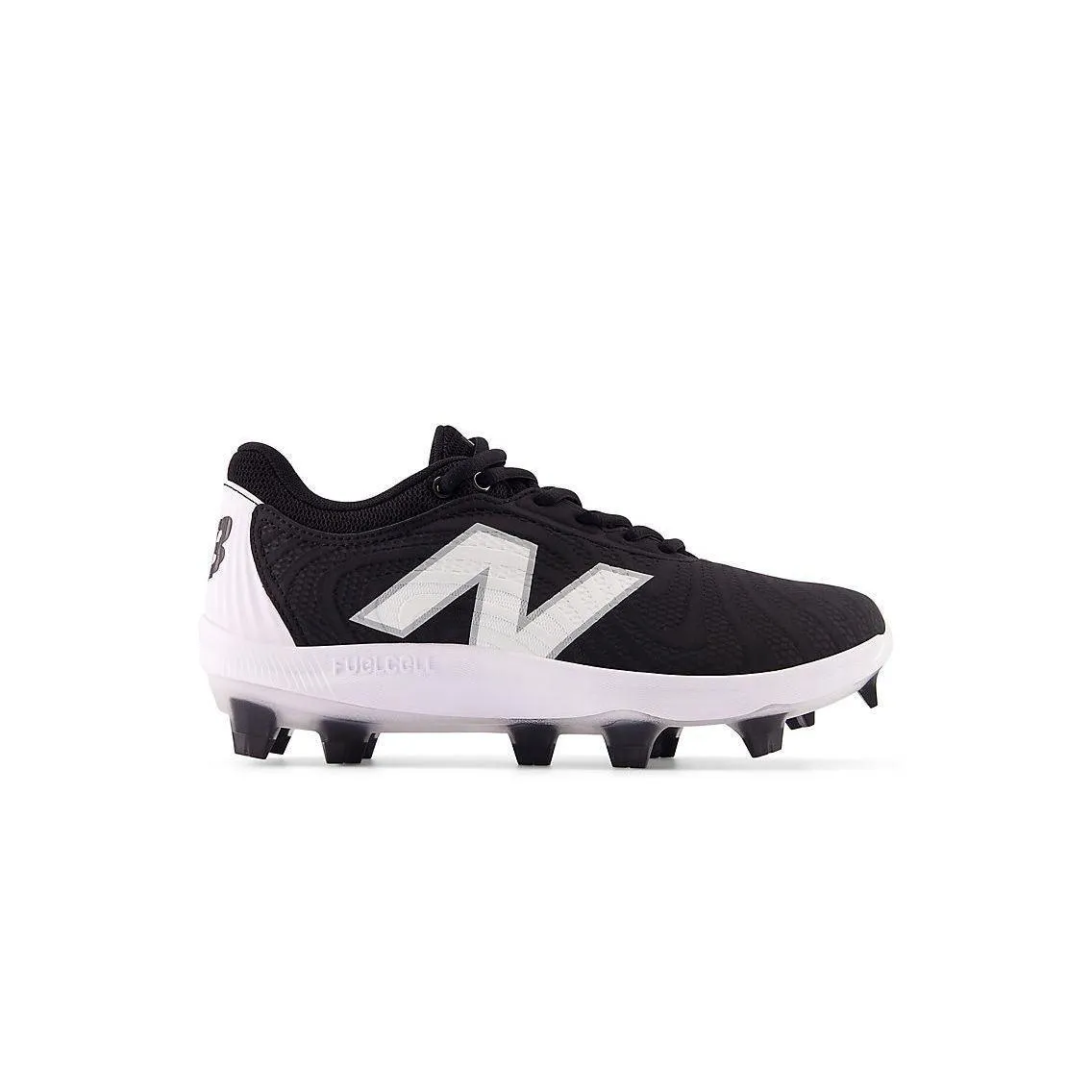 New Balance Women's FuelCell FUSE v4 Molded Fastpitch Softball Cleats - Black/Optic White - SPFUSEK4 Closed Toe Design Smart Footwear