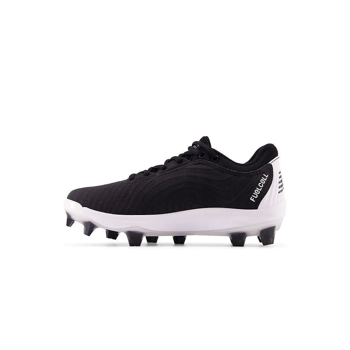 New Balance Women's FuelCell FUSE v4 Molded Fastpitch Softball Cleats - Black/Optic White - SPFUSEK4 Abrasion-resistant Dry Comfort