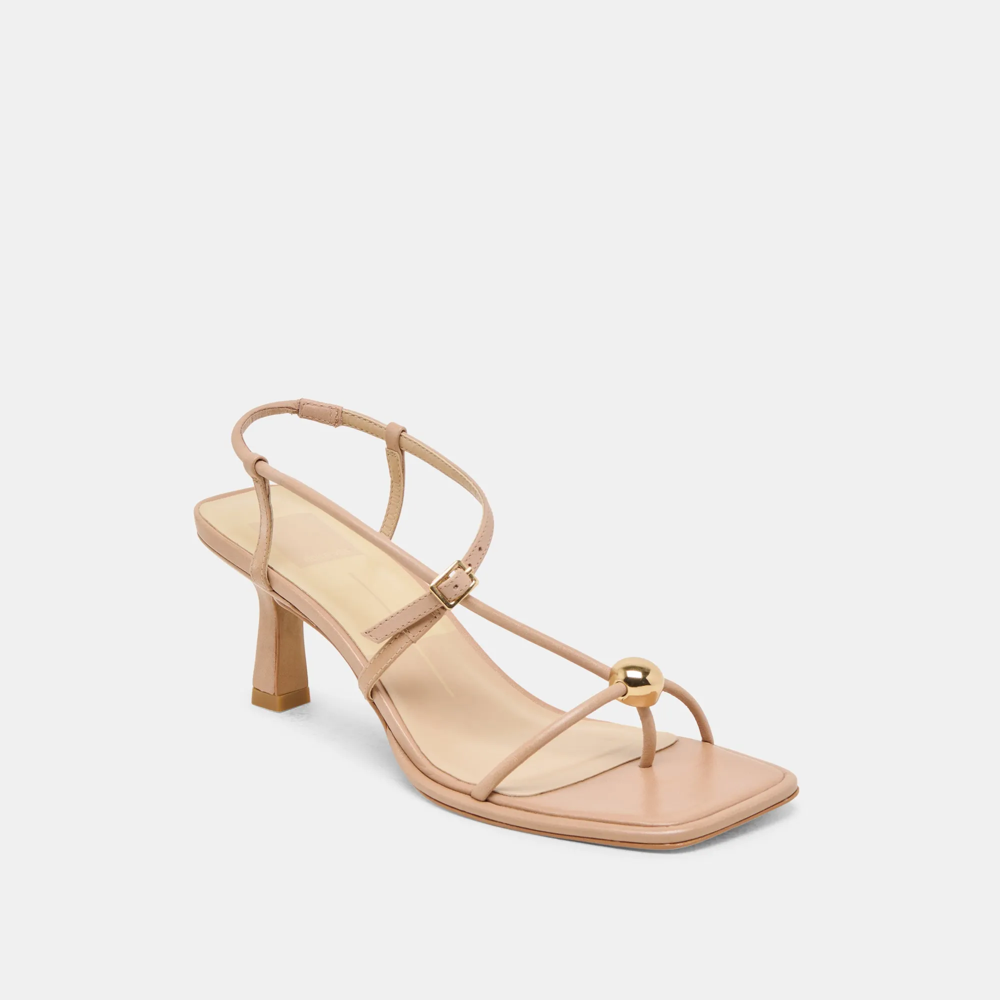 Slip Resistant MYLEE HEELS LIGHT TAN LEATHER