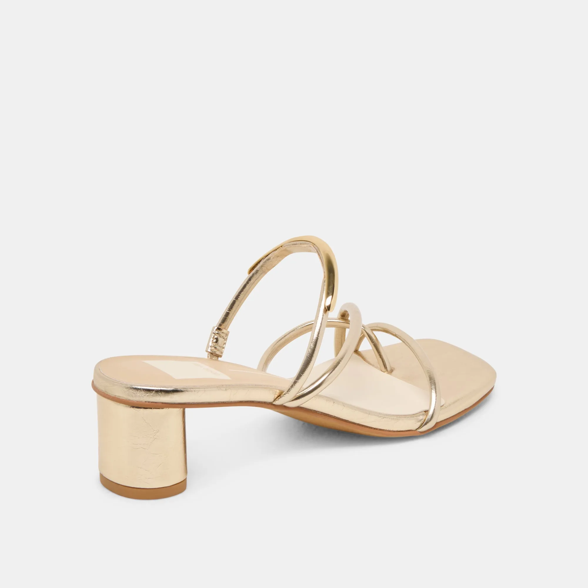 NAIRA HEELS GOLD METALLIC STELLA Memory foam insole Wedding Day Heels