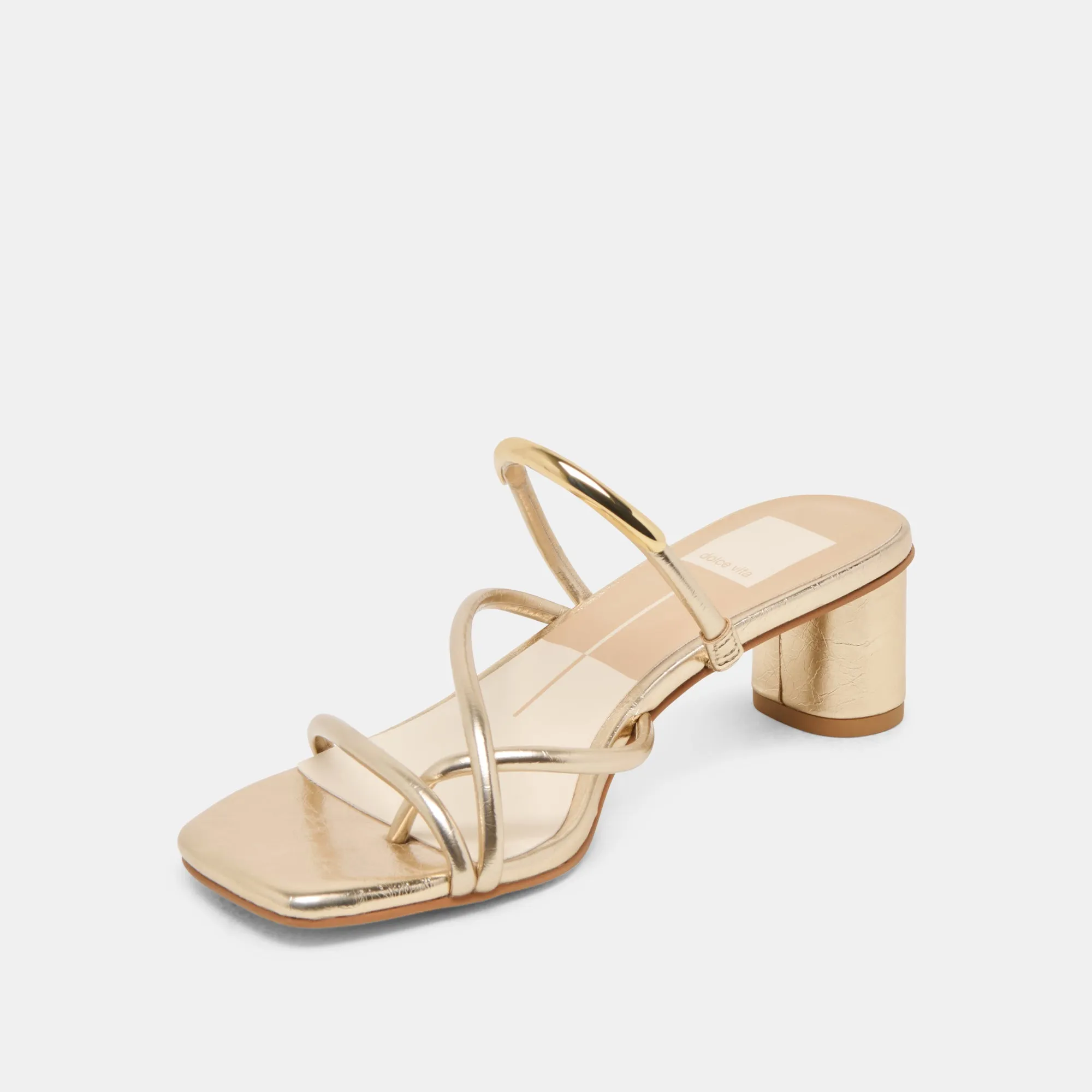 Bridal Footwear NAIRA HEELS GOLD METALLIC STELLA