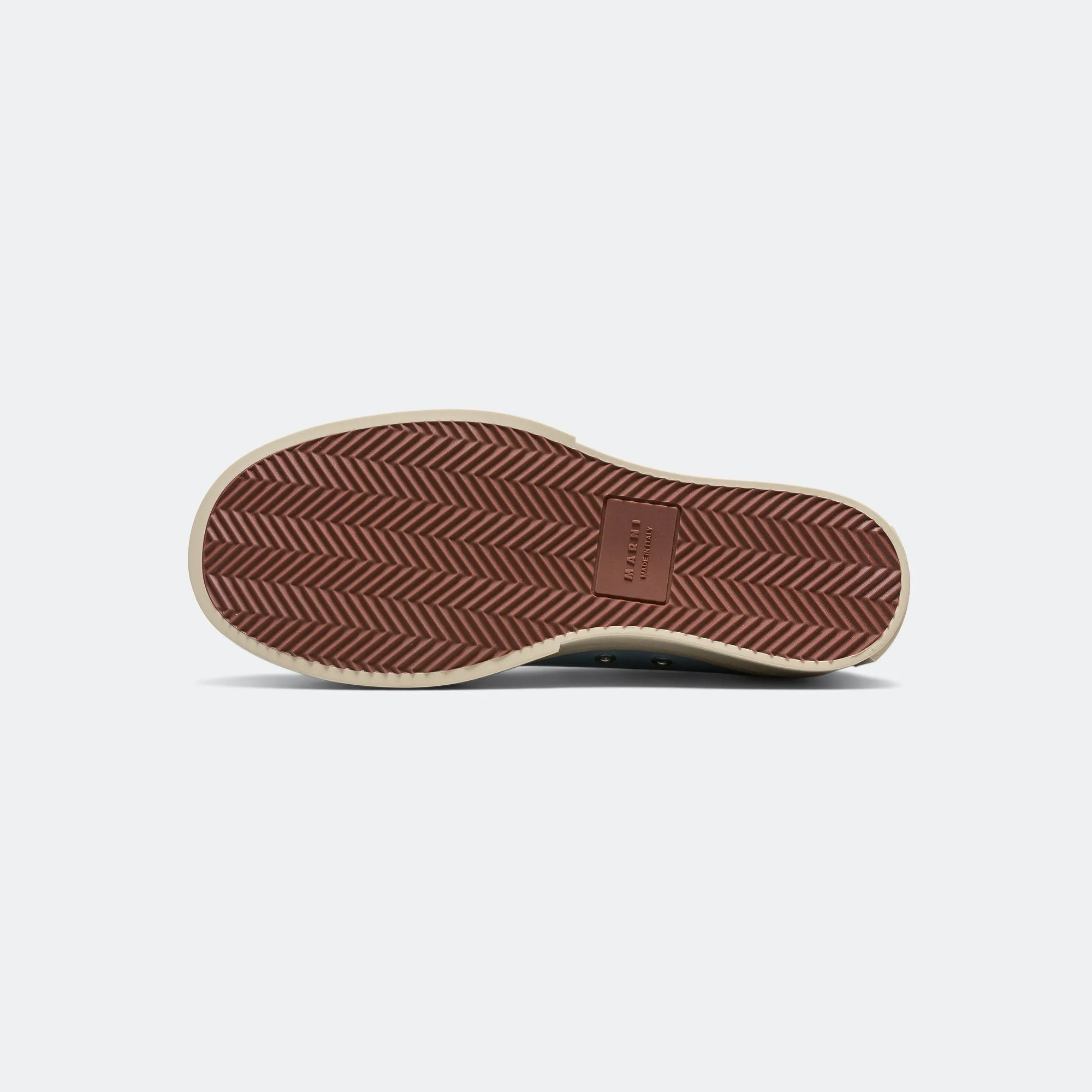 Nappa Leather Pablo Sneaker - Light Blue Traction Enhanced Pattern Quick Release Tongue
