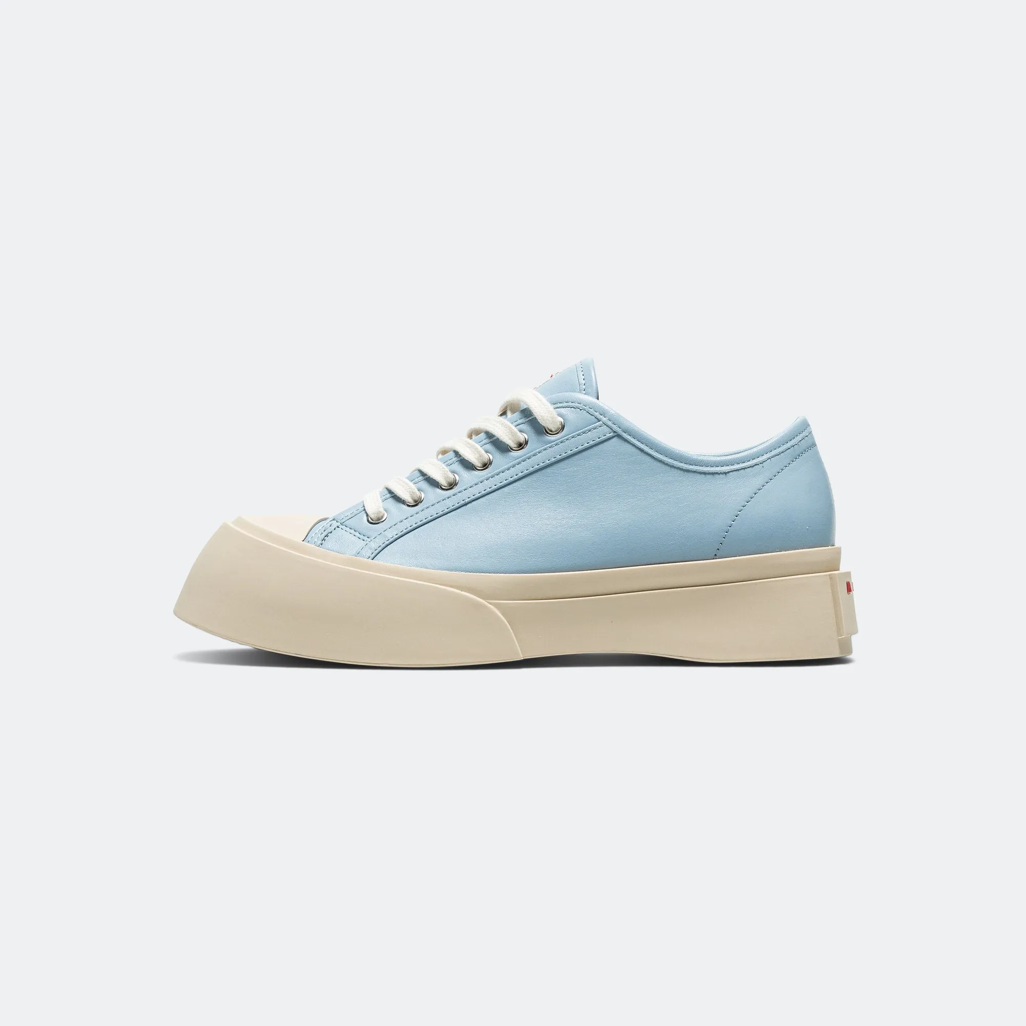 Smooth Finish Nappa Leather Pablo Sneaker - Light Blue