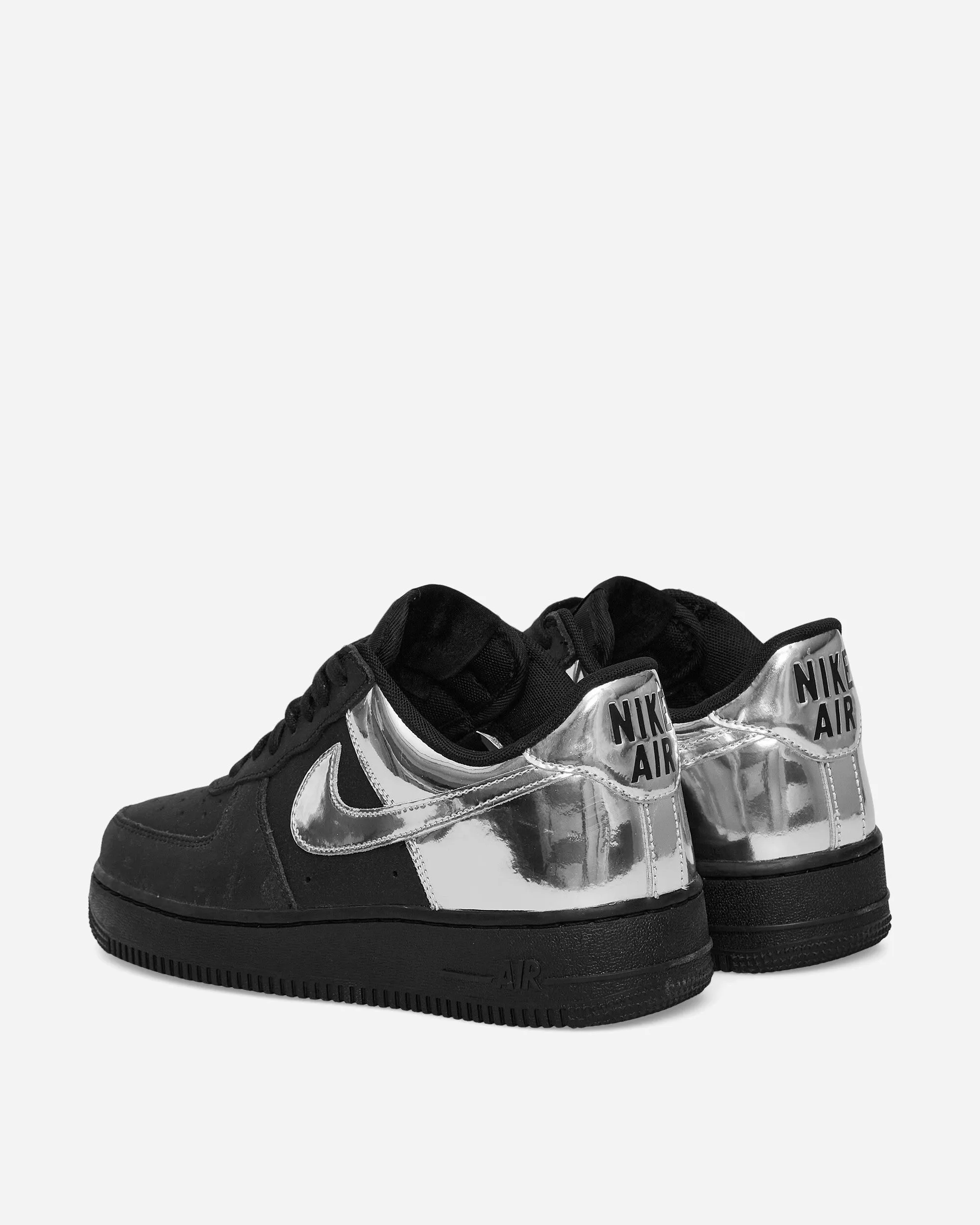Air Force 1 Low Sneakers Black / Metallic Silver Breathable mesh Yellow Sun
