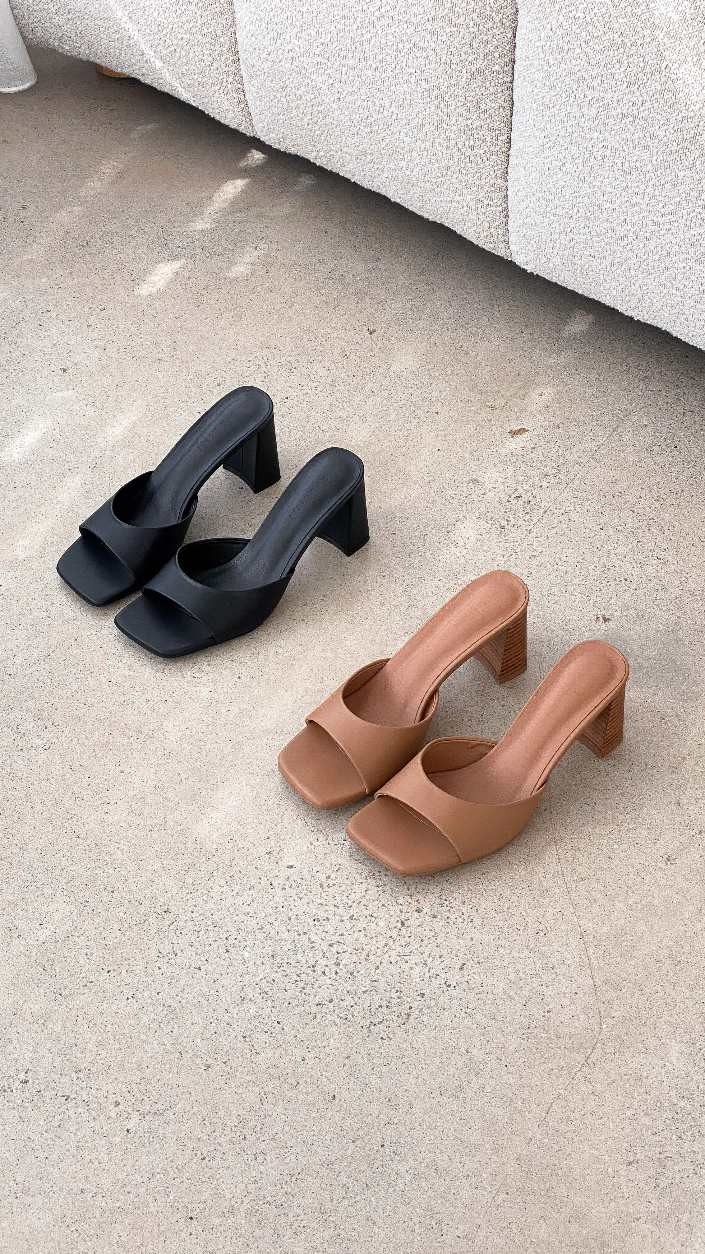 Nattie Heel - Black Easy Fit