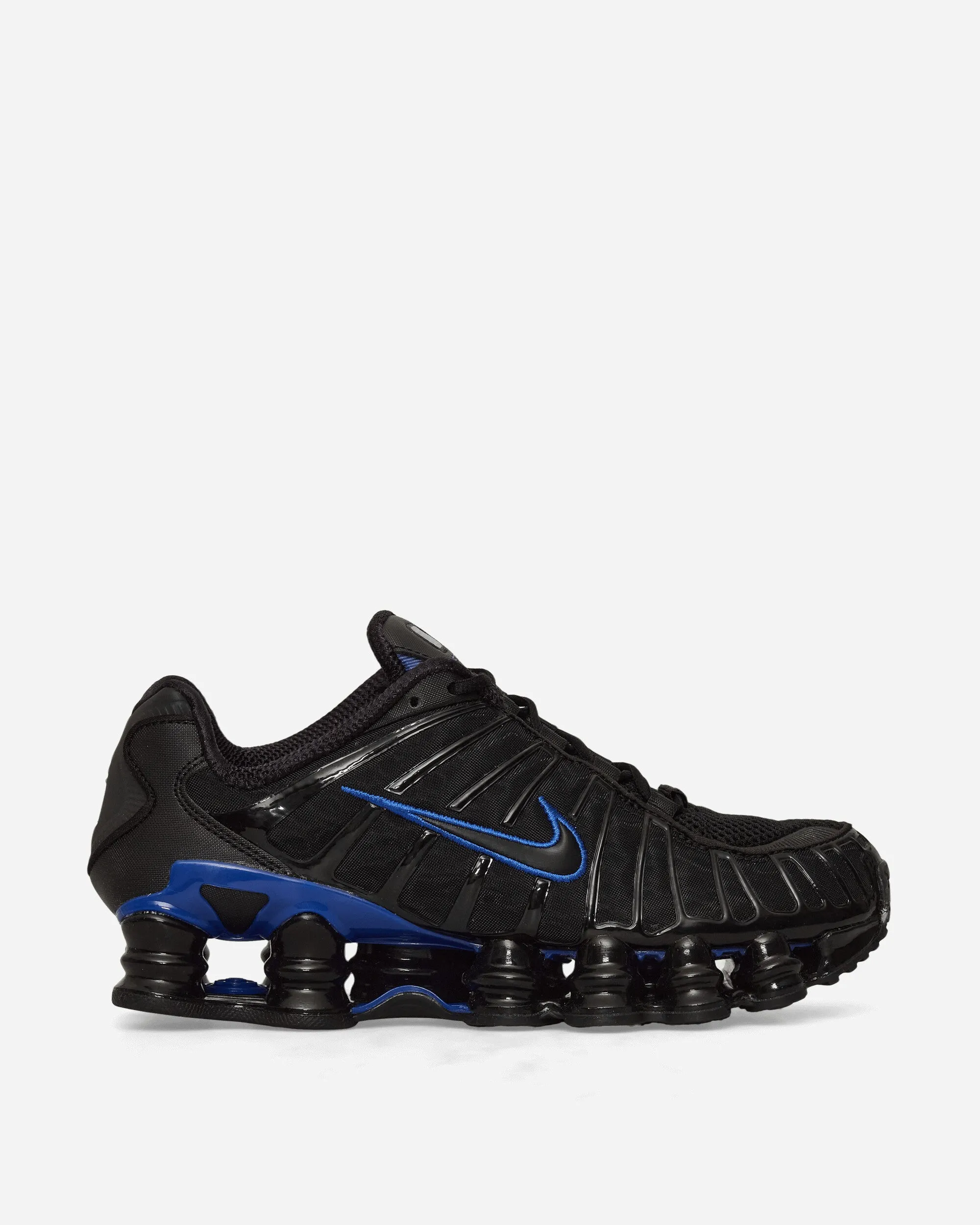 Shox TL Sneakers Black / Racer Blue Round Toe Design