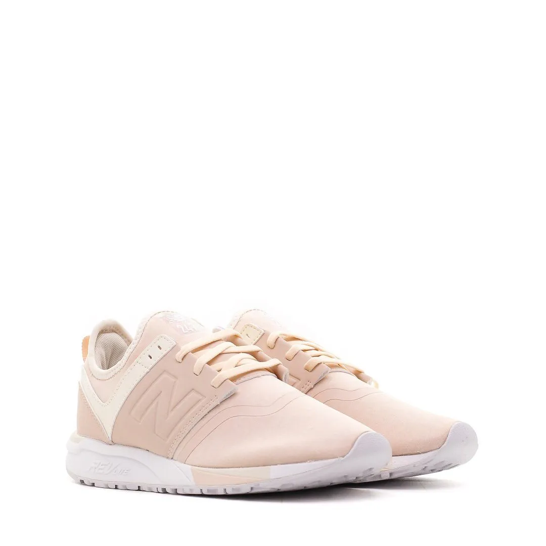 New Balance 247 Women Revlite Cream Tan Dew WRL247YC running shoes with traction pattern