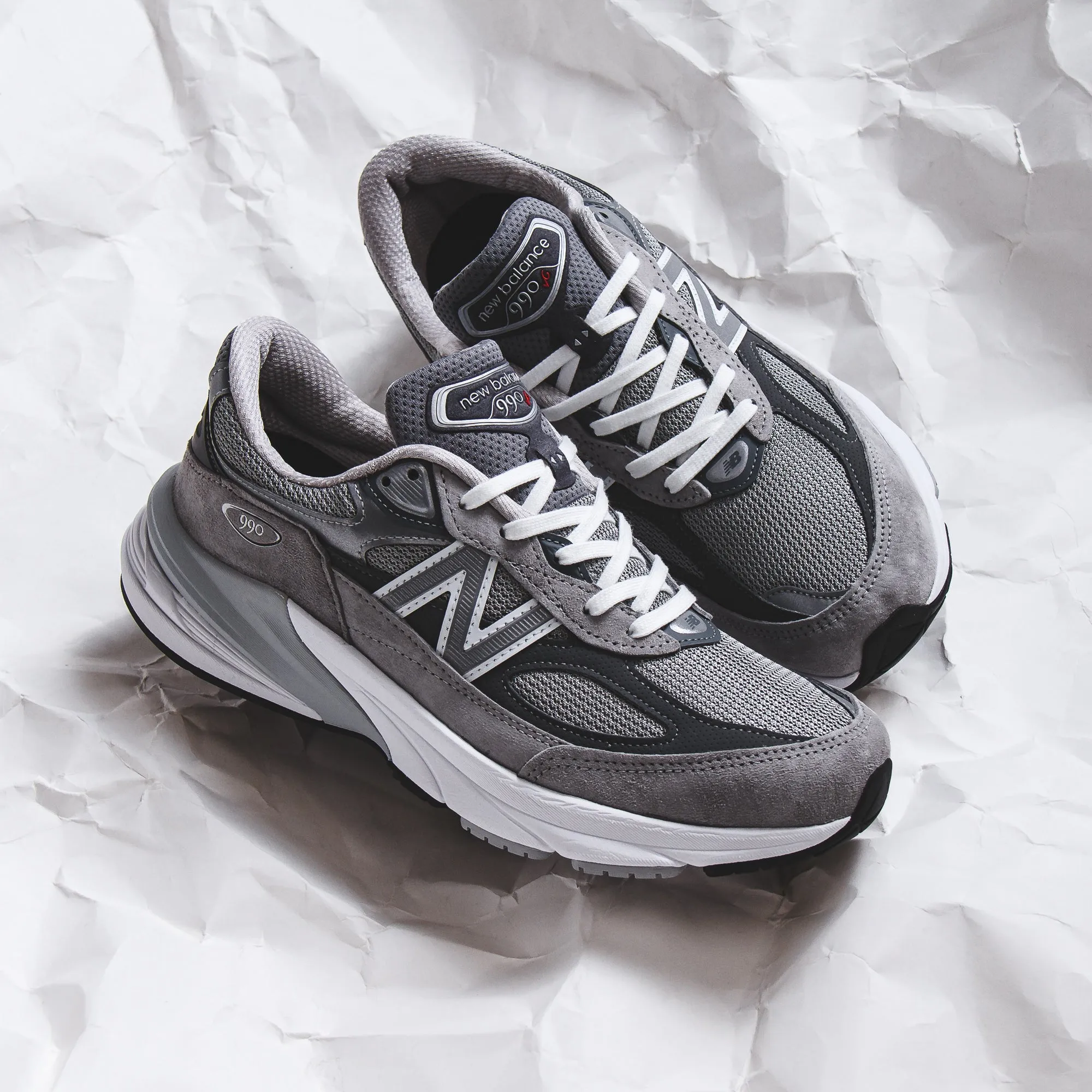 High   Rebound responsive - sole - technology - reactivity shoes New Balance 990v6 Made In USA Grey Men M990GL6