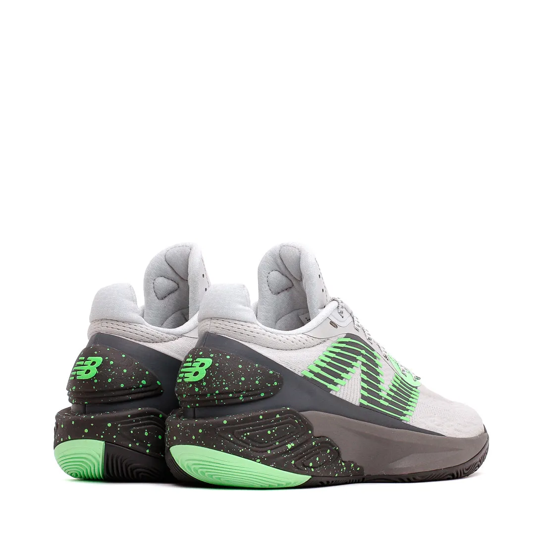 New Balance Basketball Men TWO WXY v5 Grey Matter Electric Jade BB2WYPF5 Long-Lasting Fit Vibration Dampening Layer