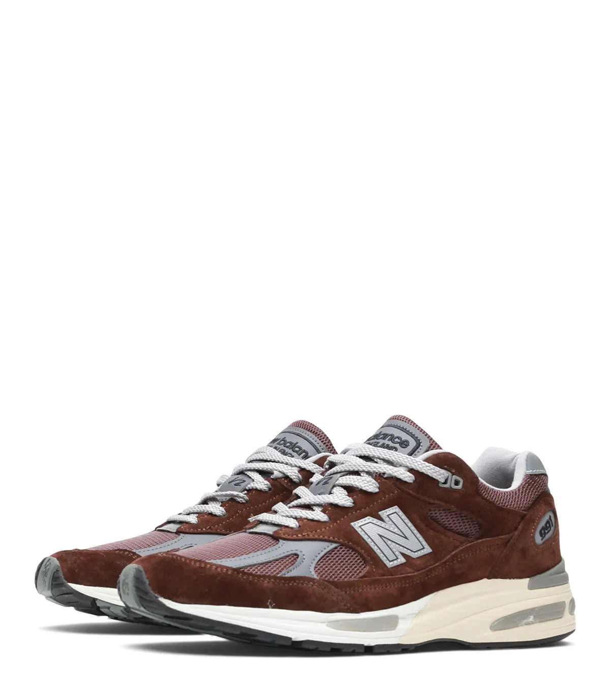 Round - toe New Balance Made In UK 991v2 Pinecone