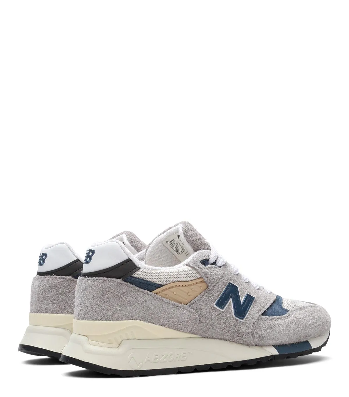 New Balance Made In USA 998 Grey Blue wide - fitting fashionable user