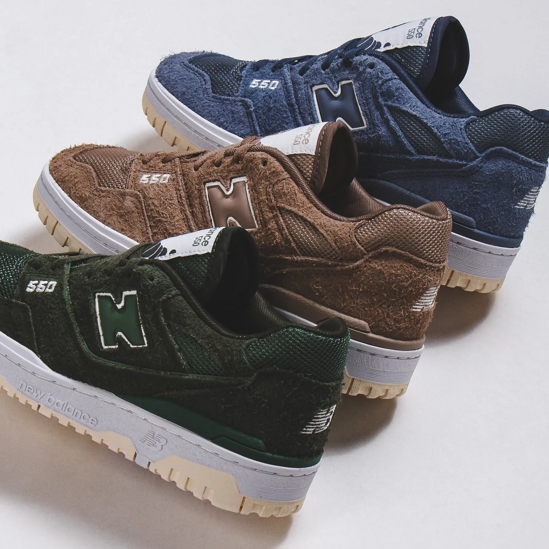 New Balance Men 550 Mushroom BB550PHA Abrasion   Resistant suitable for training programs