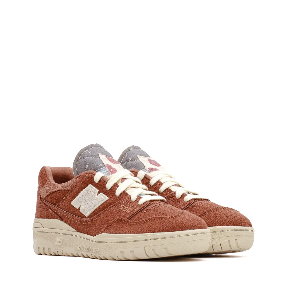 New Balance Men 550 Pecan/Crimson BB550THB eco - friendly shoes Comfort Run