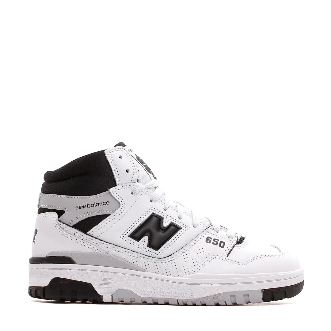 New Balance Men 650R White BB650RCE Roll Bar running during a thunderstorm