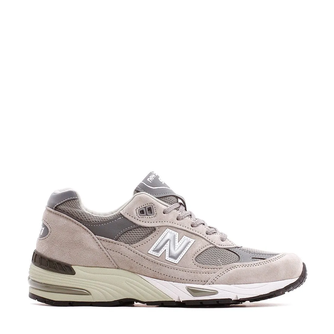New Balance Men 991 Silver Grey Made In England M991GL cold - climate running shoes