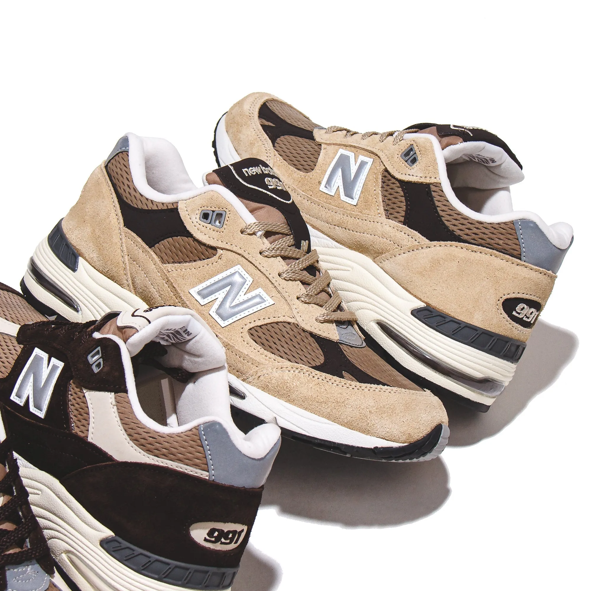 rubber - track running shoes Indoor Training New Balance Men 991v1 Pale Khaki Made In UK M991CGB
