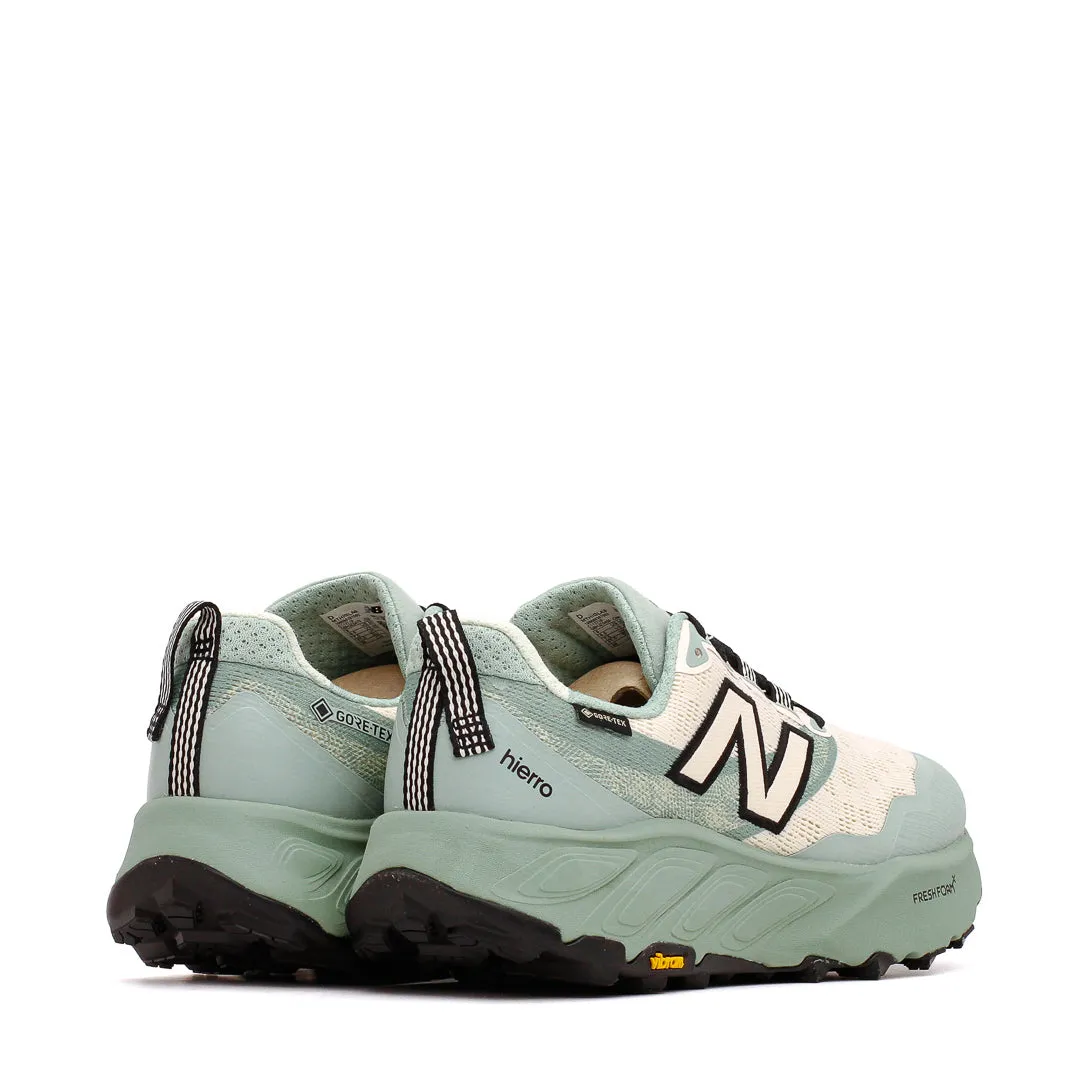 New Balance Men Fresh Foam X Hierro v9 GORE-TEX Mosaic Green MTHIGLA9 running in a bridge area shoes anti - blister - prevention shoes