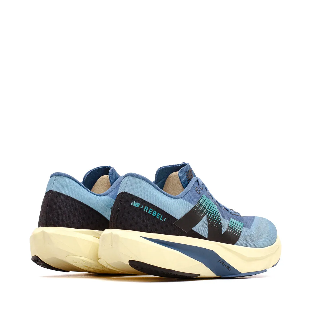 mid - top shoe variety New Balance Men FuelCell Rebel v4 Heron Blue MFCXCH4