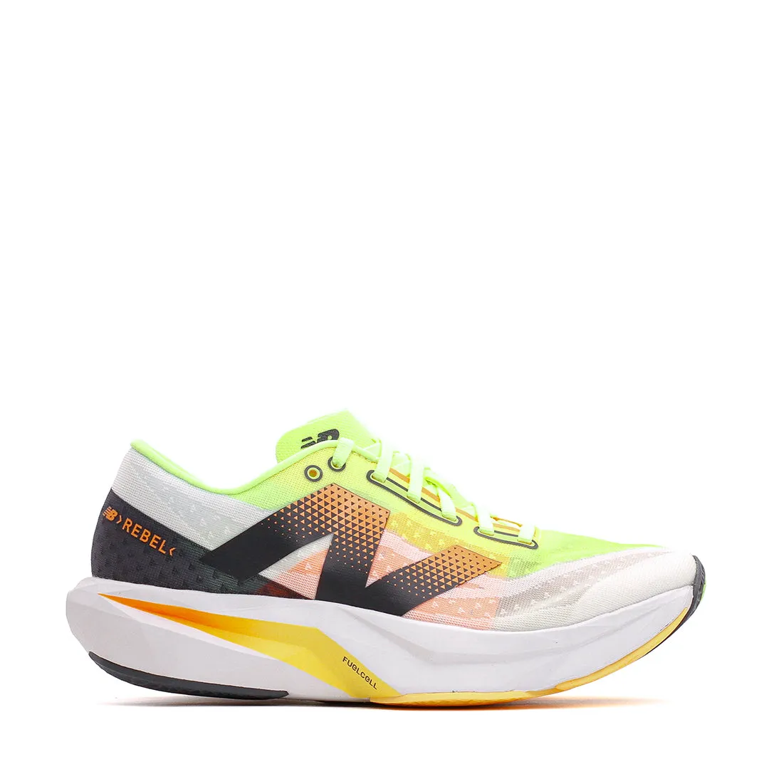 New Balance Men FuelCell Rebel v4 White Lime MFCXLL4 diving shoes low - top running shoes
