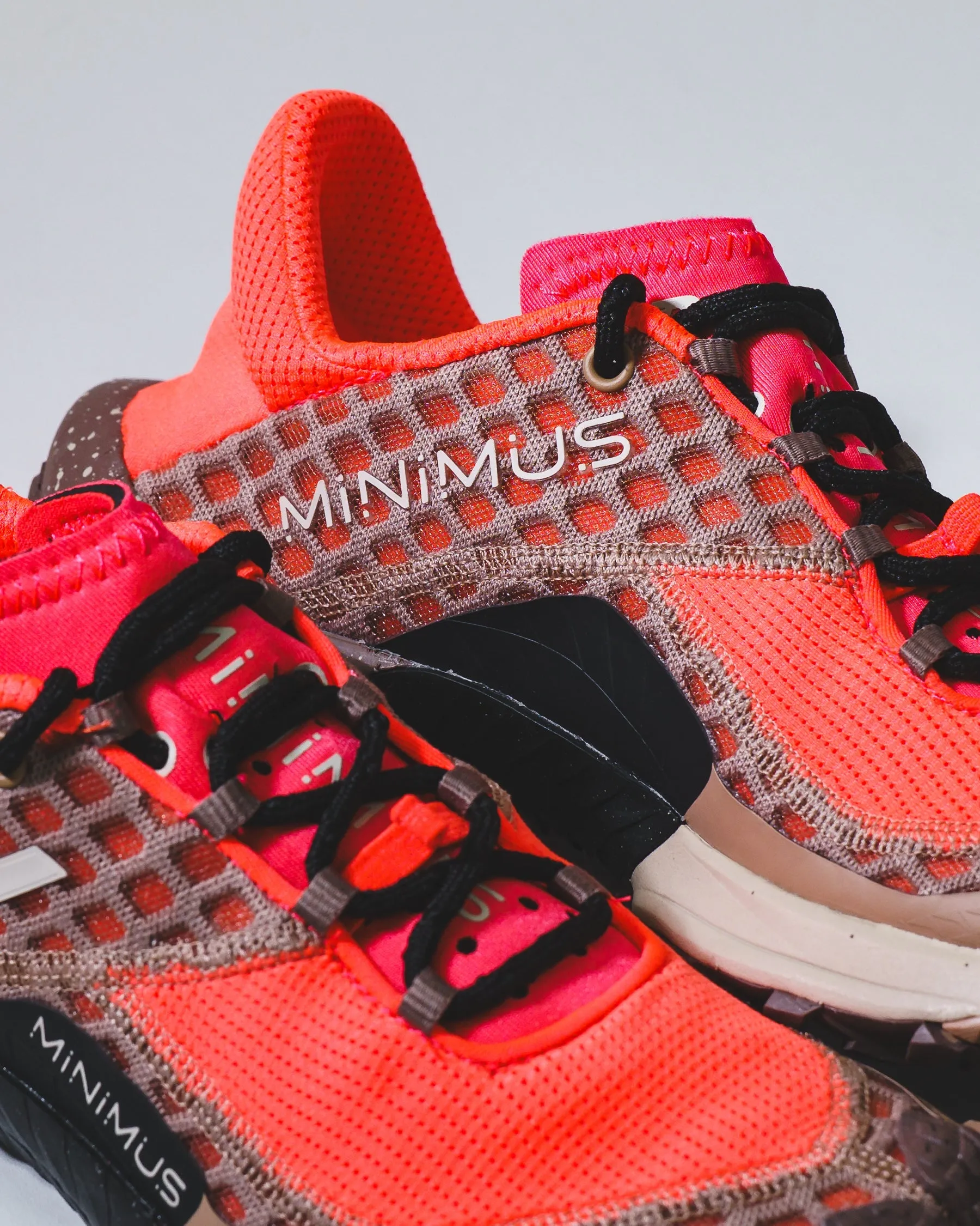 New Balance Men Minimus Trail Urgent Red MTM10CH1 polyester - upper shoes Colossal durability