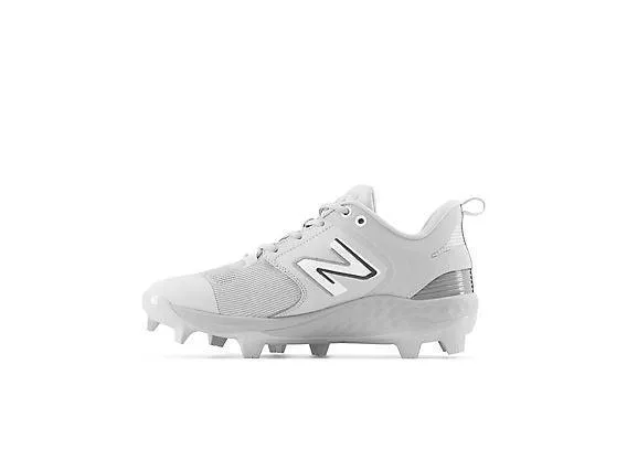 Daily Movement New Balance Men's Fresh Foam 3000 V6 Molded Baseball Cleats - Grey with White - PL3000G6