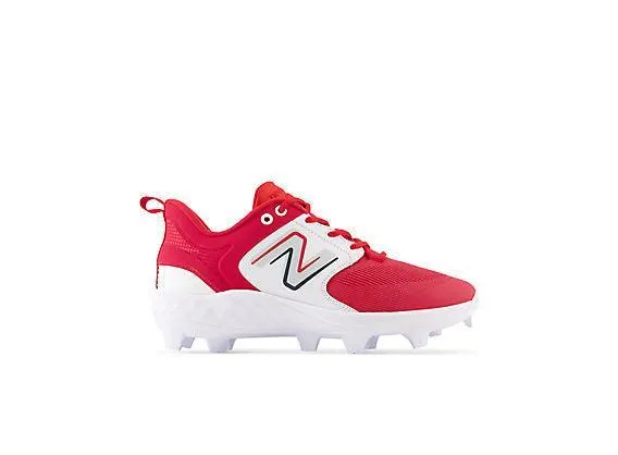 Heavy Terrain New Balance Men's Fresh Foam 3000 V6 Molded Baseball Cleats - Red with White - PL3000R6