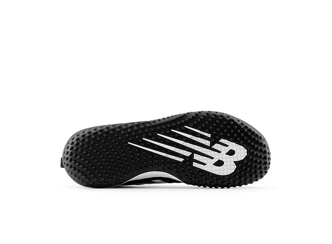 New Balance Men's Fresh Foam 3000 V6 Turf Baseball Shoes - Black with White - T3000SK6 Minimalist