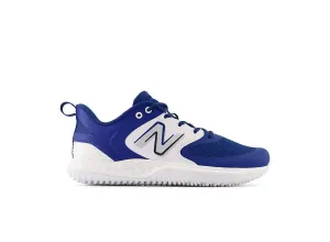 Lined interior New Balance Men's Fresh Foam 3000 V6 Turf Baseball Shoes - Royal Blue with White - T3000TB6
