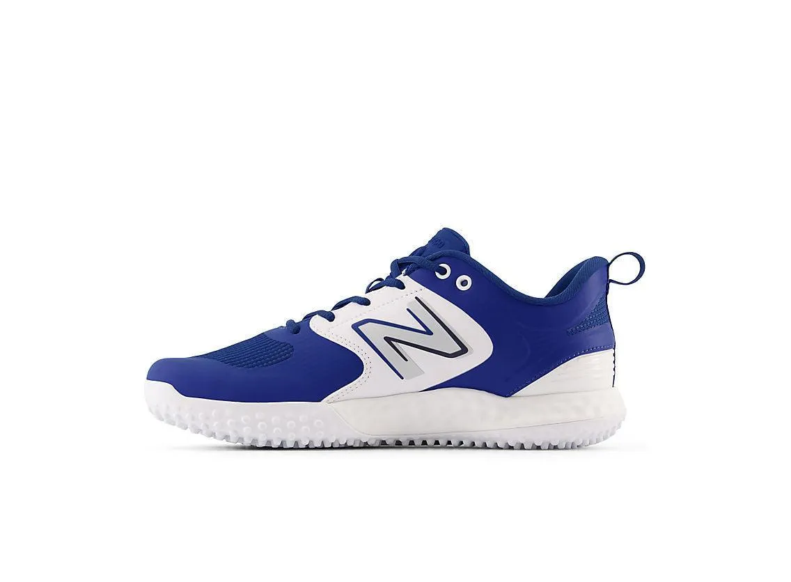 Cool Look Shear Warm New Balance Men's Fresh Foam 3000 V6 Turf Baseball Shoes - Royal Blue with White - T3000TB6