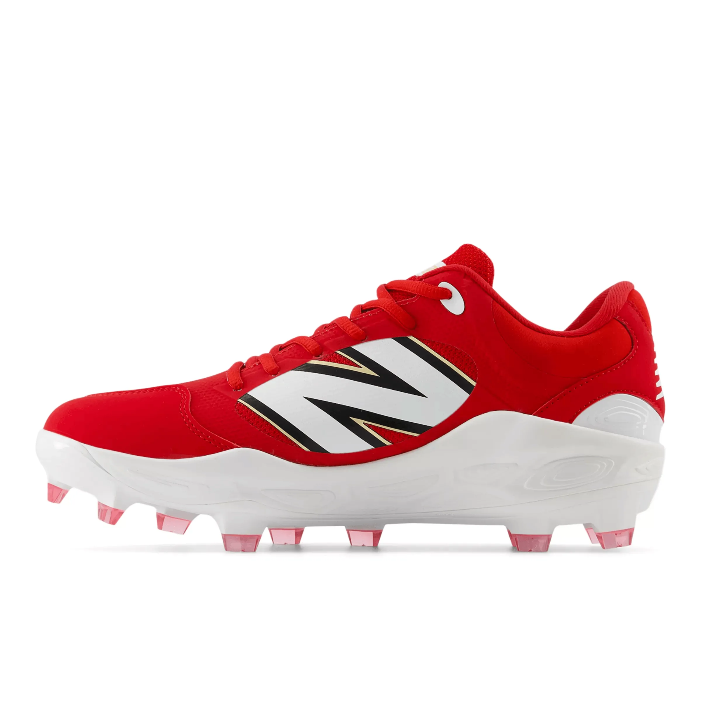 Rodeo Event New Balance Men's Fresh Foam 3000 v7 Molded Baseball Cleats - Red - PL3000R7