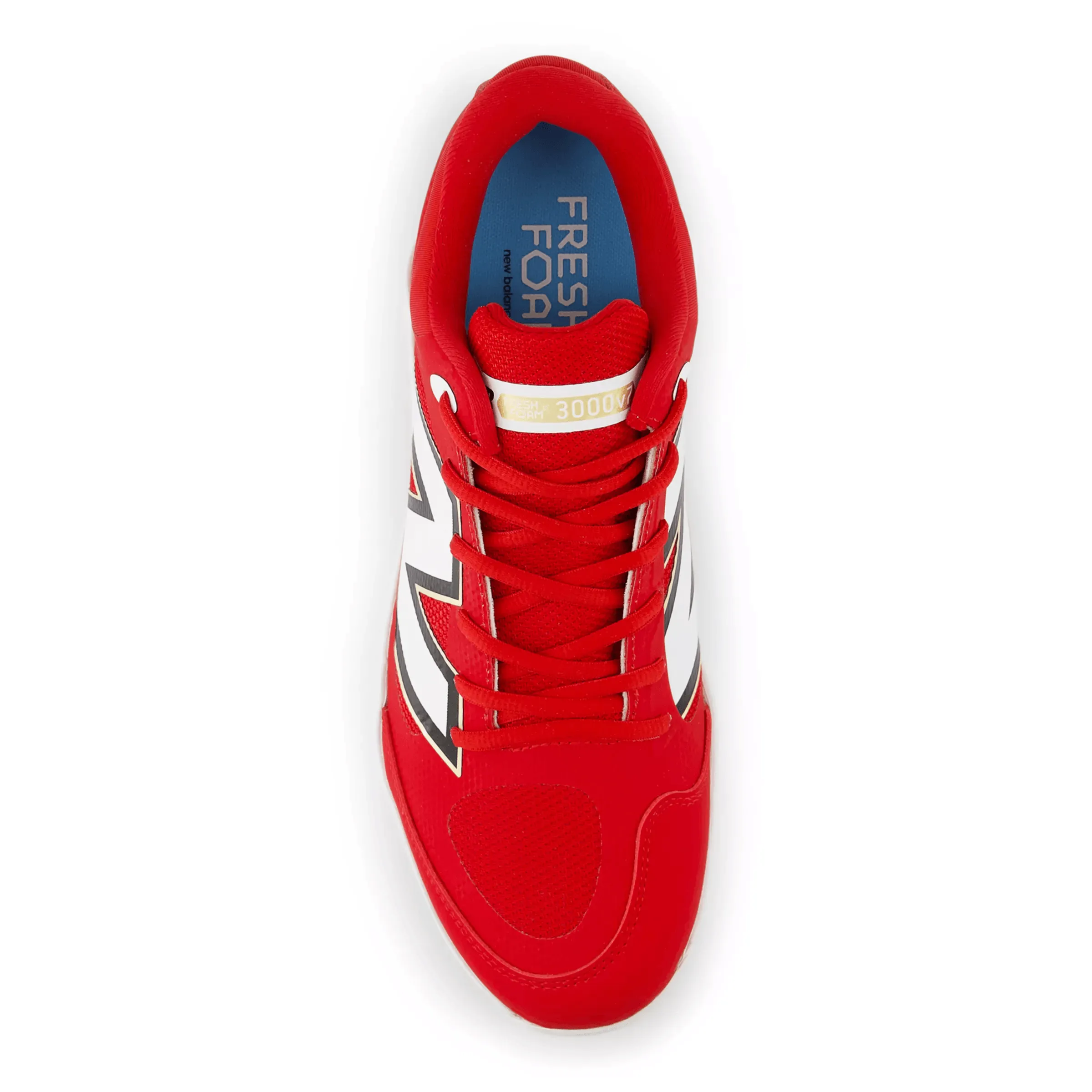 Quality Wear New Balance Men's Fresh Foam 3000 v7 Molded Baseball Cleats - Red - PL3000R7