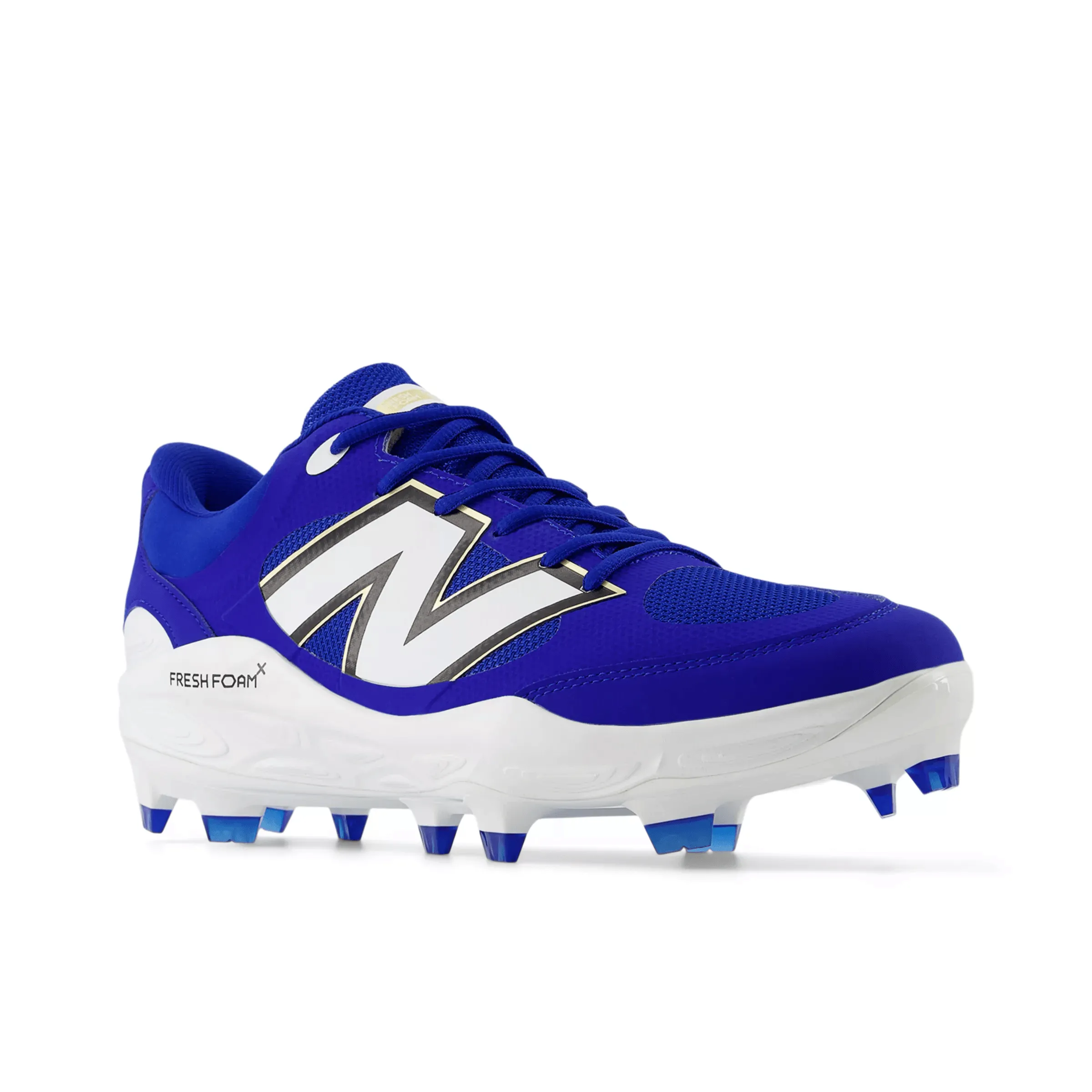 anti static New Balance Men's Fresh Foam 3000 v7 Molded Baseball Cleats - Royal - PL3000B7