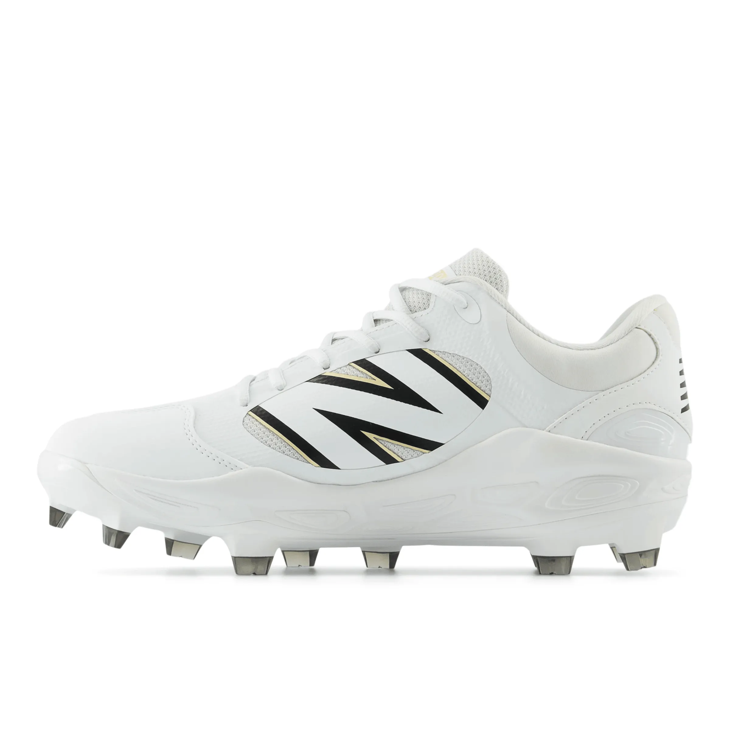 New Balance Men's Fresh Foam 3000 v7 Molded Baseball Cleats - White - PL3000W7 Breathable Move Free