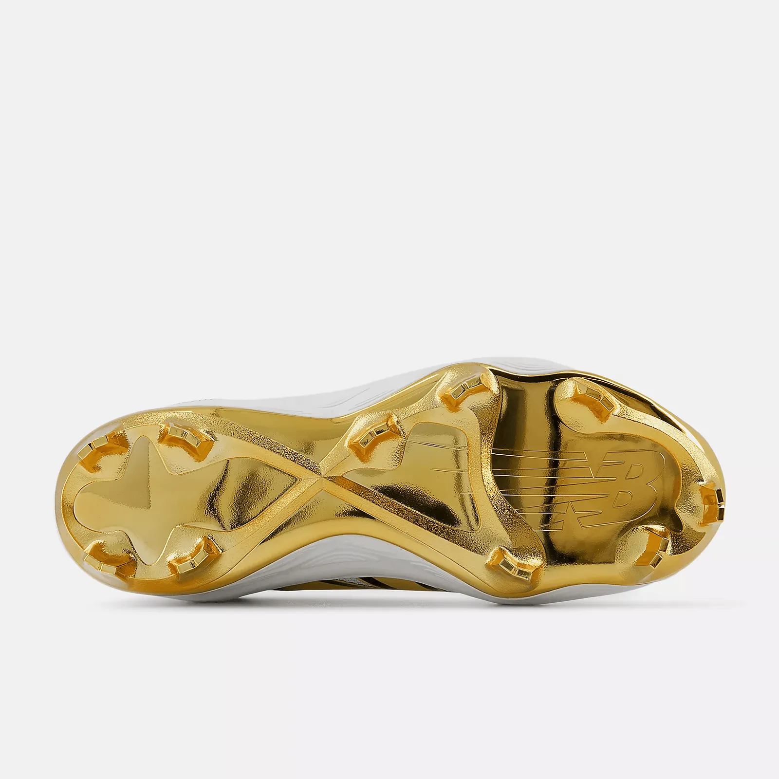 Fashionable Comfort Simple Style New Balance Men's Fresh Foam 3000 v7 Molded Baseball Cleats - White/Gold - PL3000L7