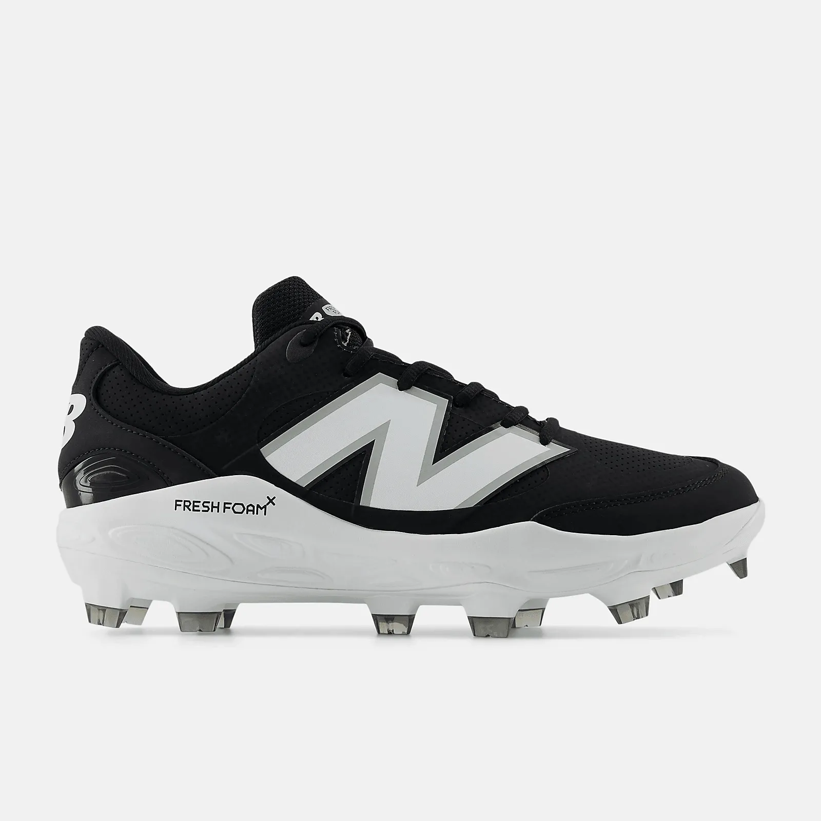 Functional Wear New Balance Men's Fresh Foam 3000 v7 Synthetic Molded Baseball Cleats - Black - PL3000S7