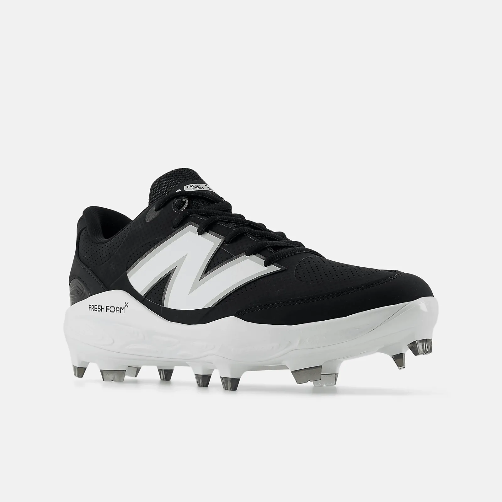 Long Walks New Balance Men's Fresh Foam 3000 v7 Synthetic Molded Baseball Cleats - Black - PL3000S7