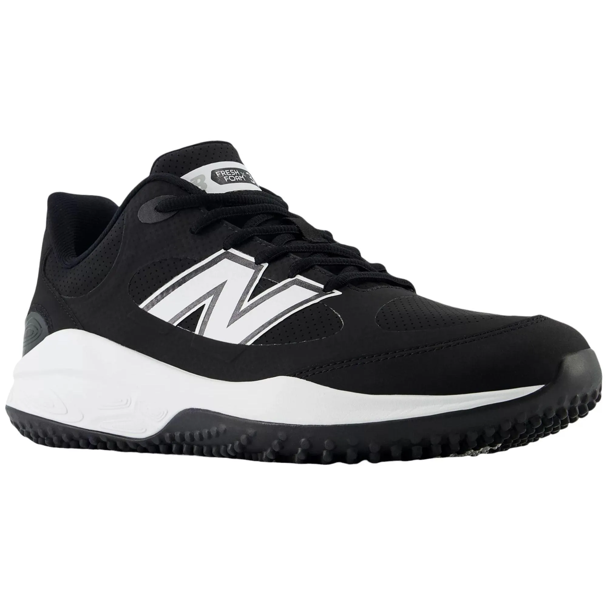 Comfortable compression Minimal Look New Balance Men's Fresh Foam 3000 v7 Synthetic Turf Baseball Shoes - Black - T3000SK7