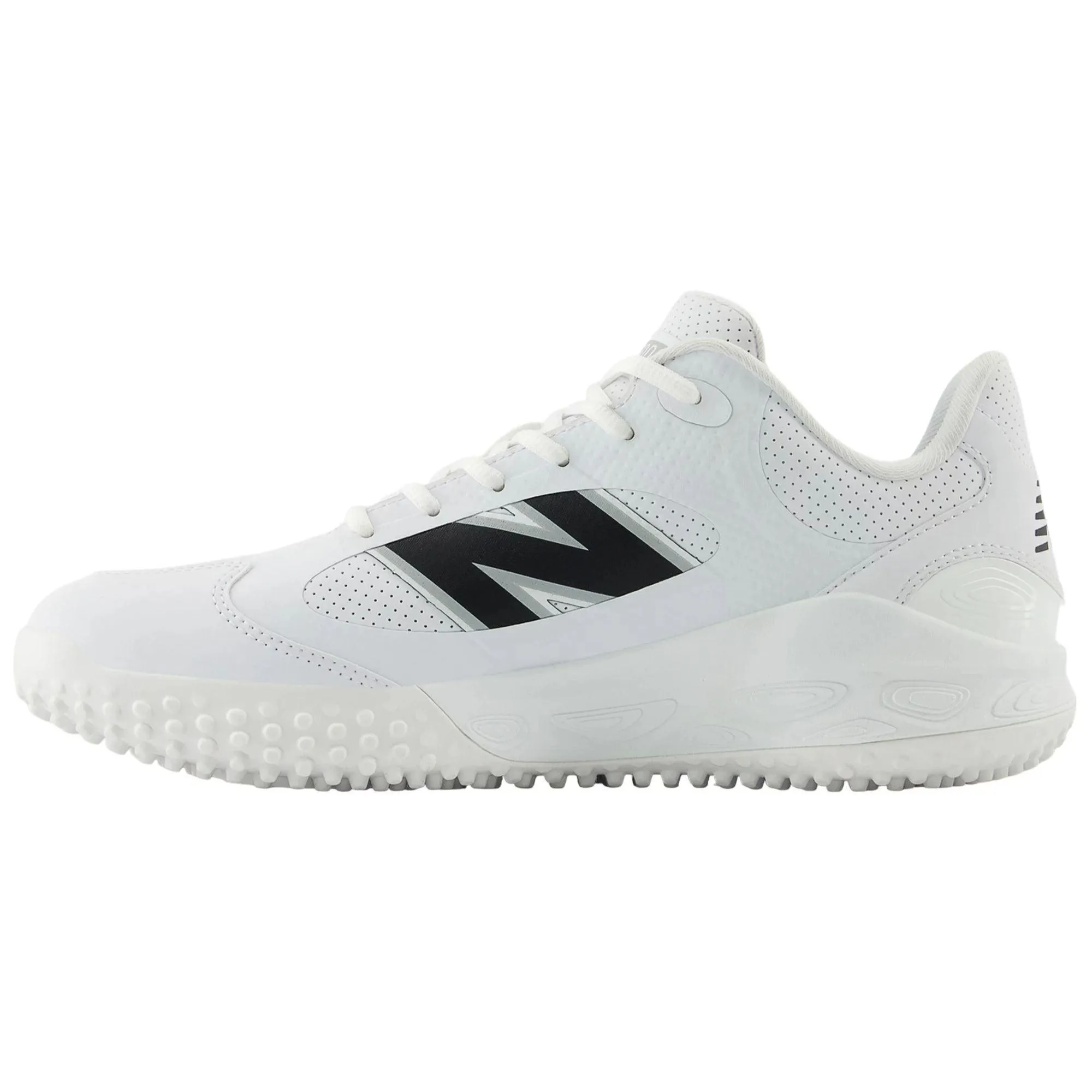 Air Move Supportive Fit New Balance Men's Fresh Foam 3000 v7 Synthetic Turf Baseball Shoes - White - T3000SW7