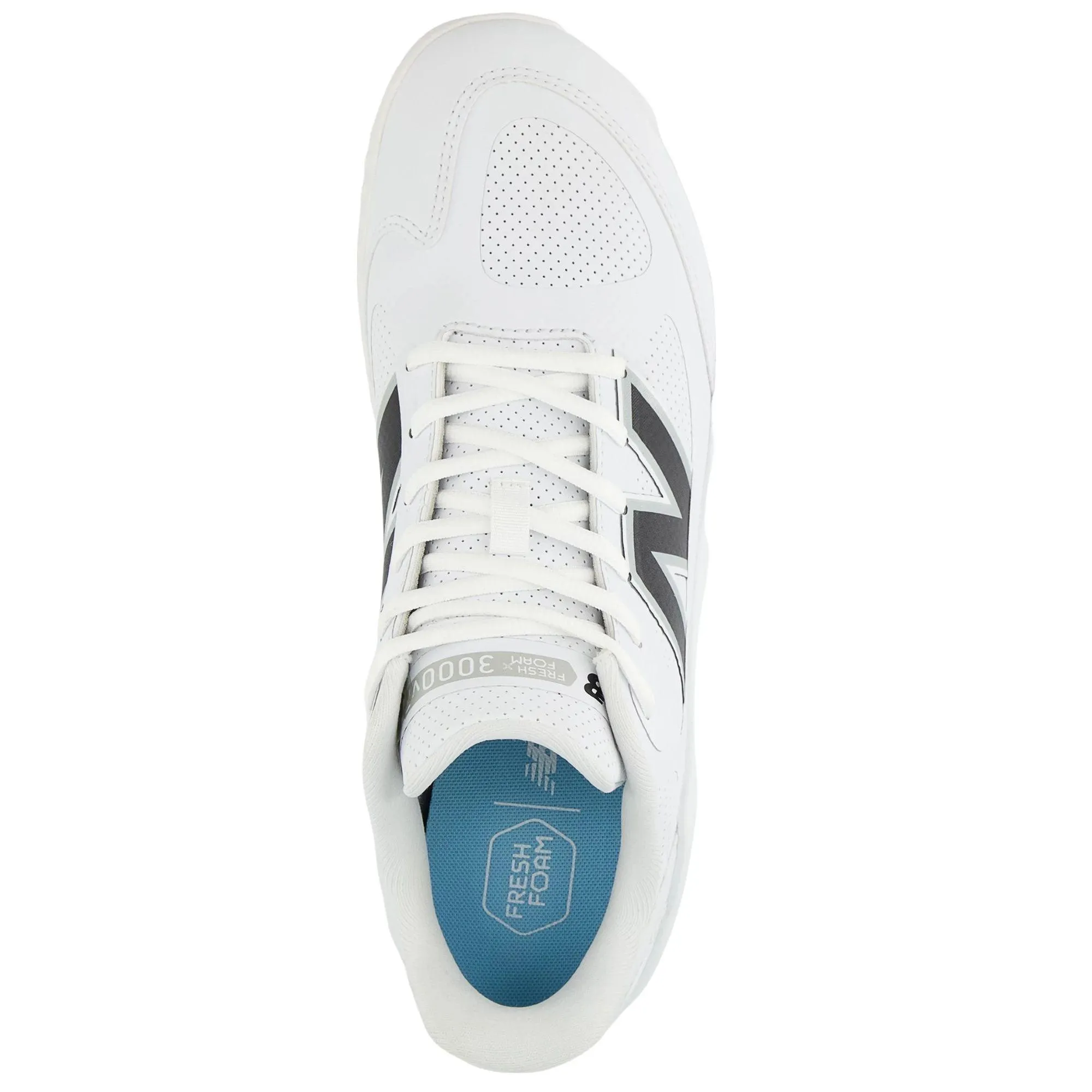 Sleek Construction New Balance Men's Fresh Foam 3000 v7 Synthetic Turf Baseball Shoes - White - T3000SW7